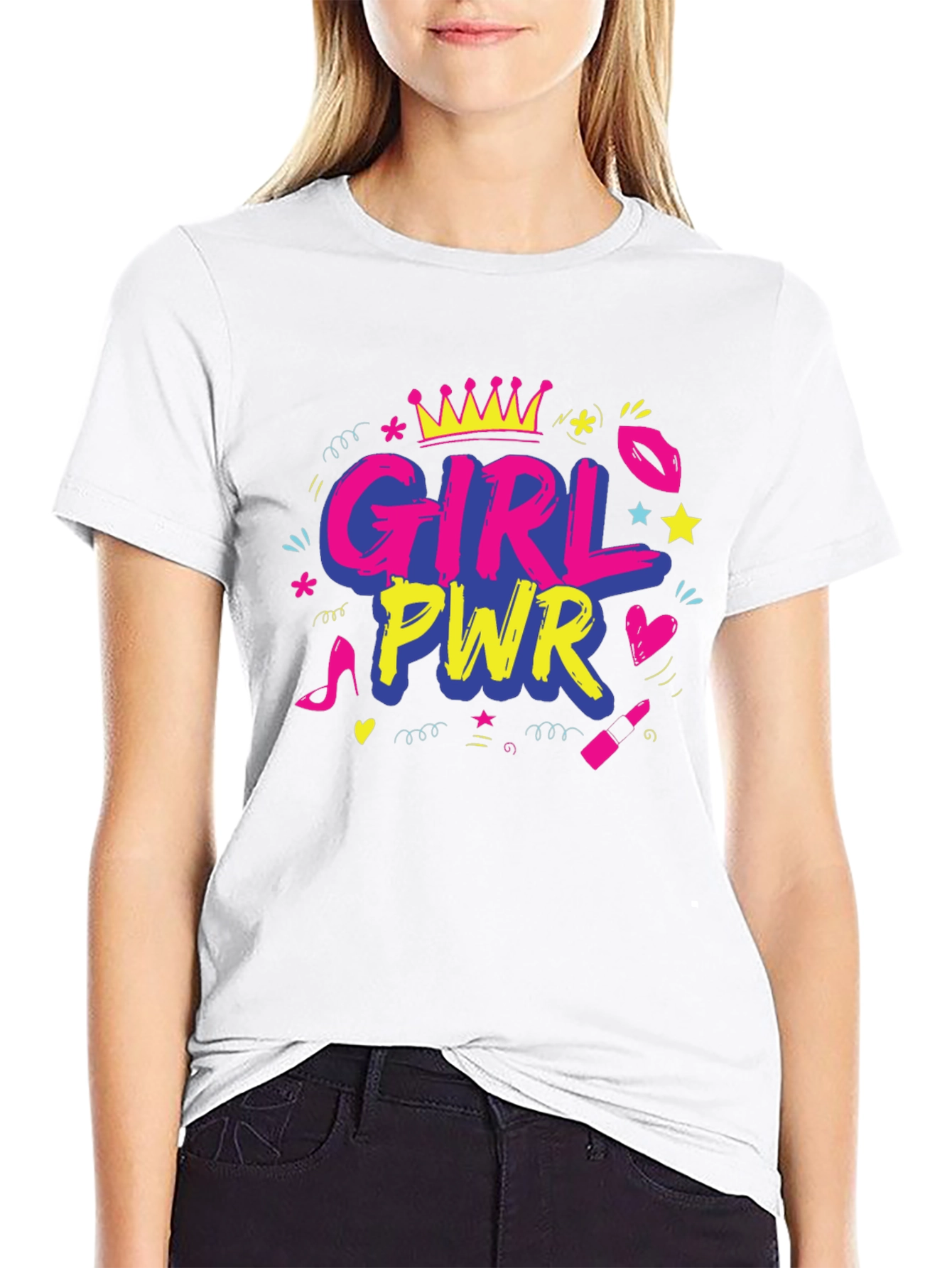 Girl Power T-Shirt - Graphic Tee for Women