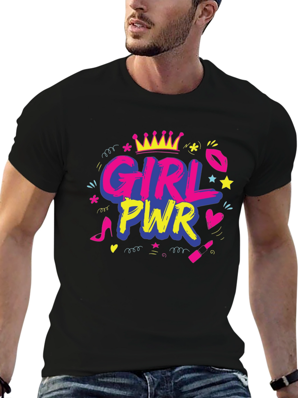 Girl Power T-Shirt - Graphic Tee for Women