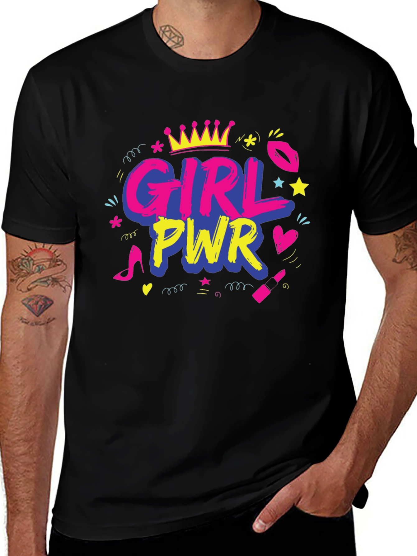 Girl Power T-Shirt - Graphic Tee for Women