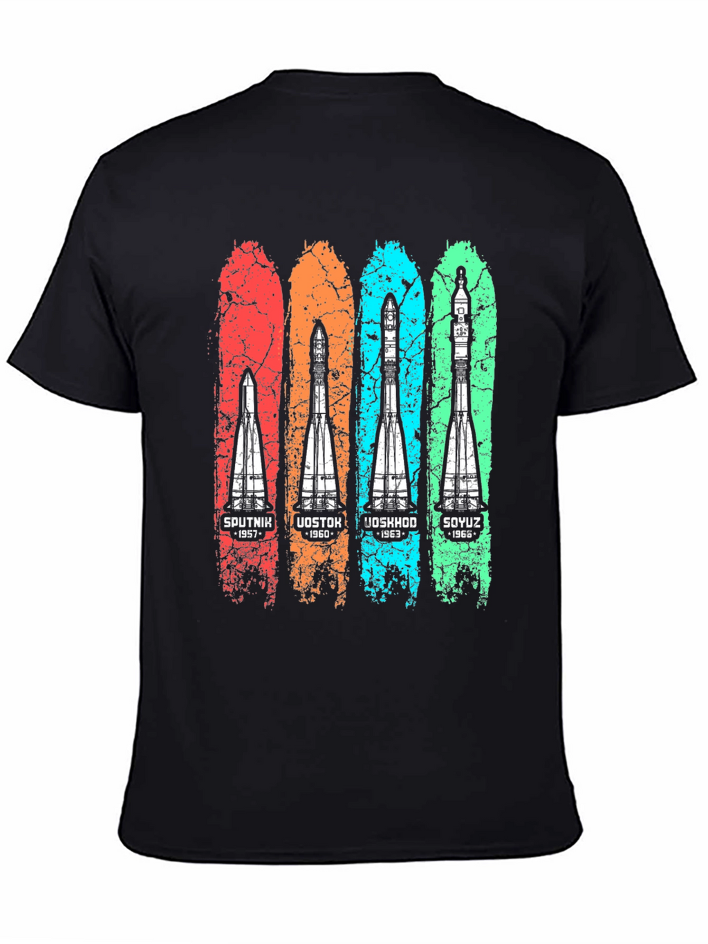 Retro Rocket History T-Shirt