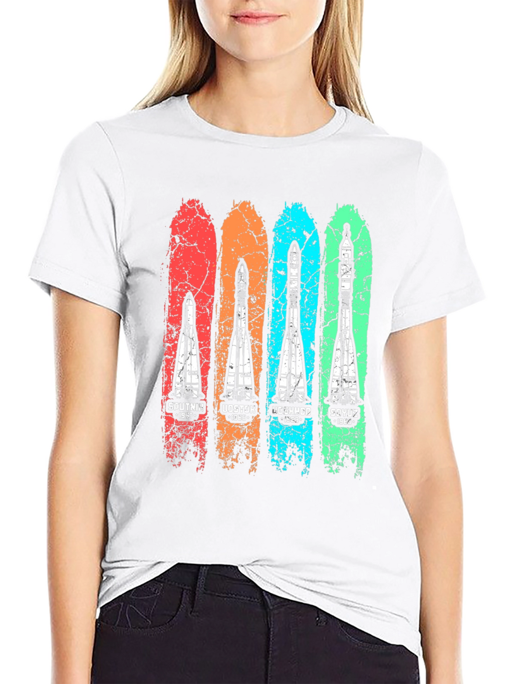 Retro Rocket History T-Shirt