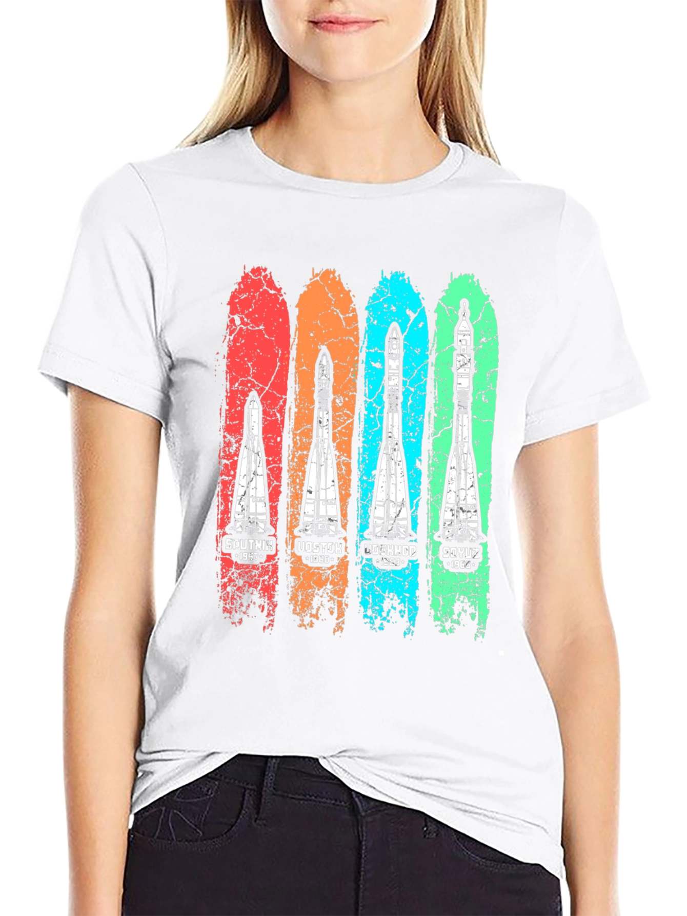 Retro Rocket History T-Shirt