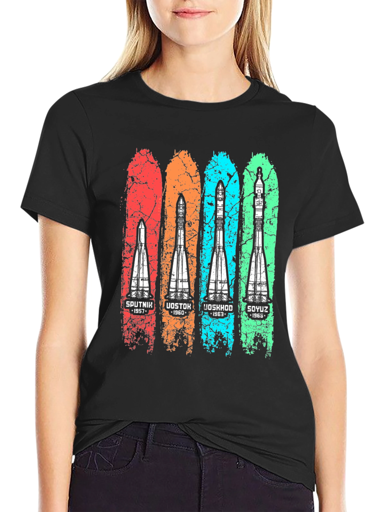 Retro Rocket History T-Shirt