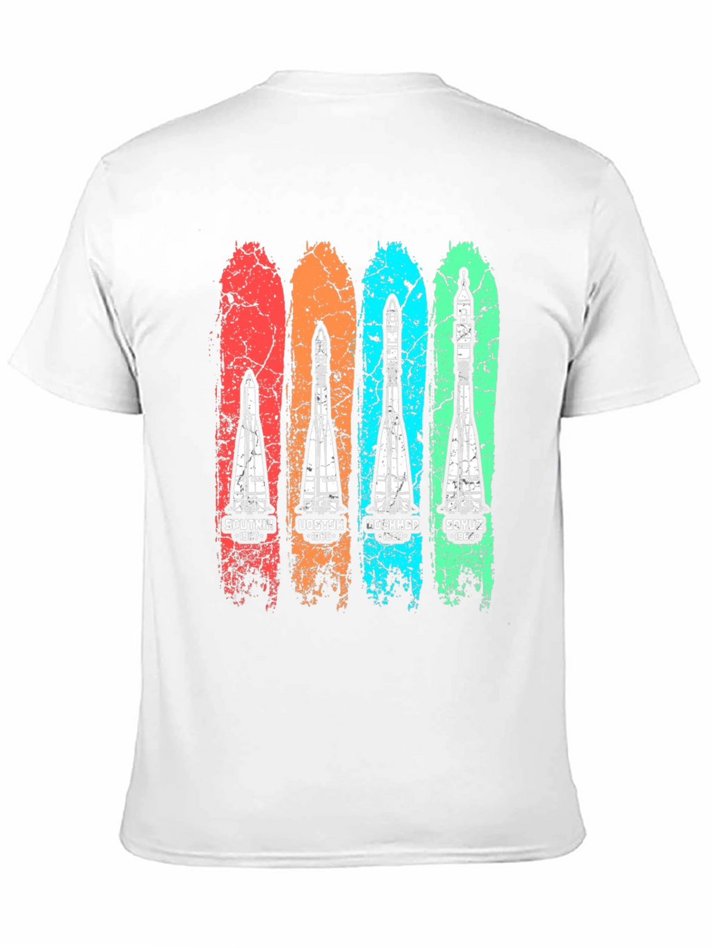 Retro Rocket History T-Shirt