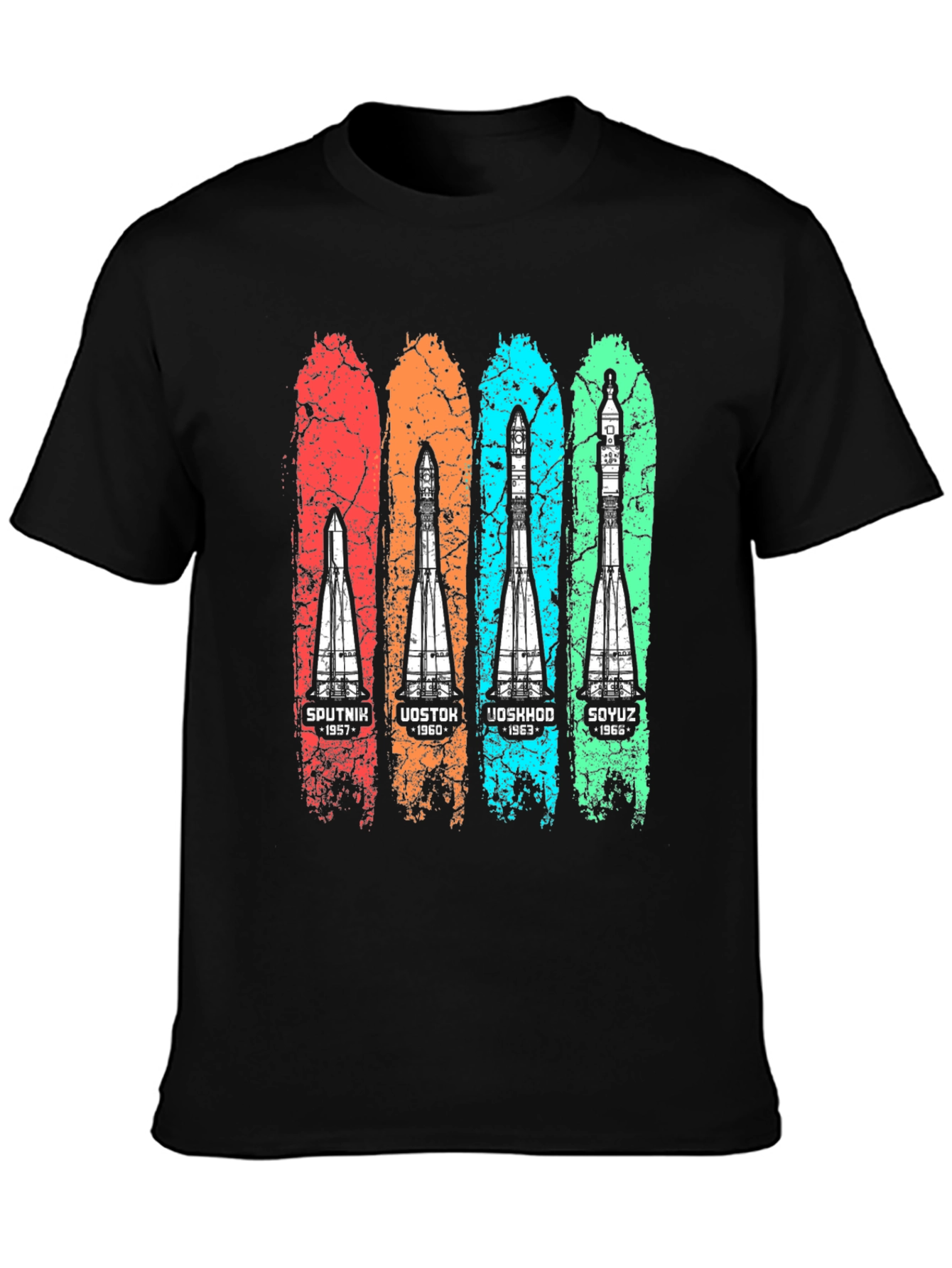 Retro Rocket History T-Shirt