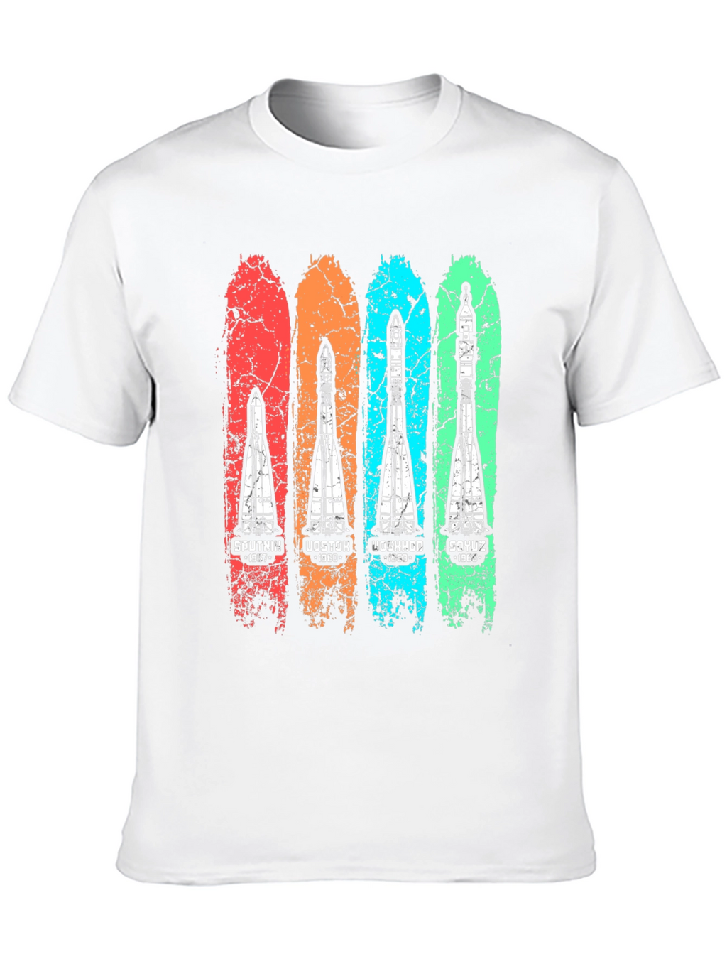 Retro Rocket History T-Shirt