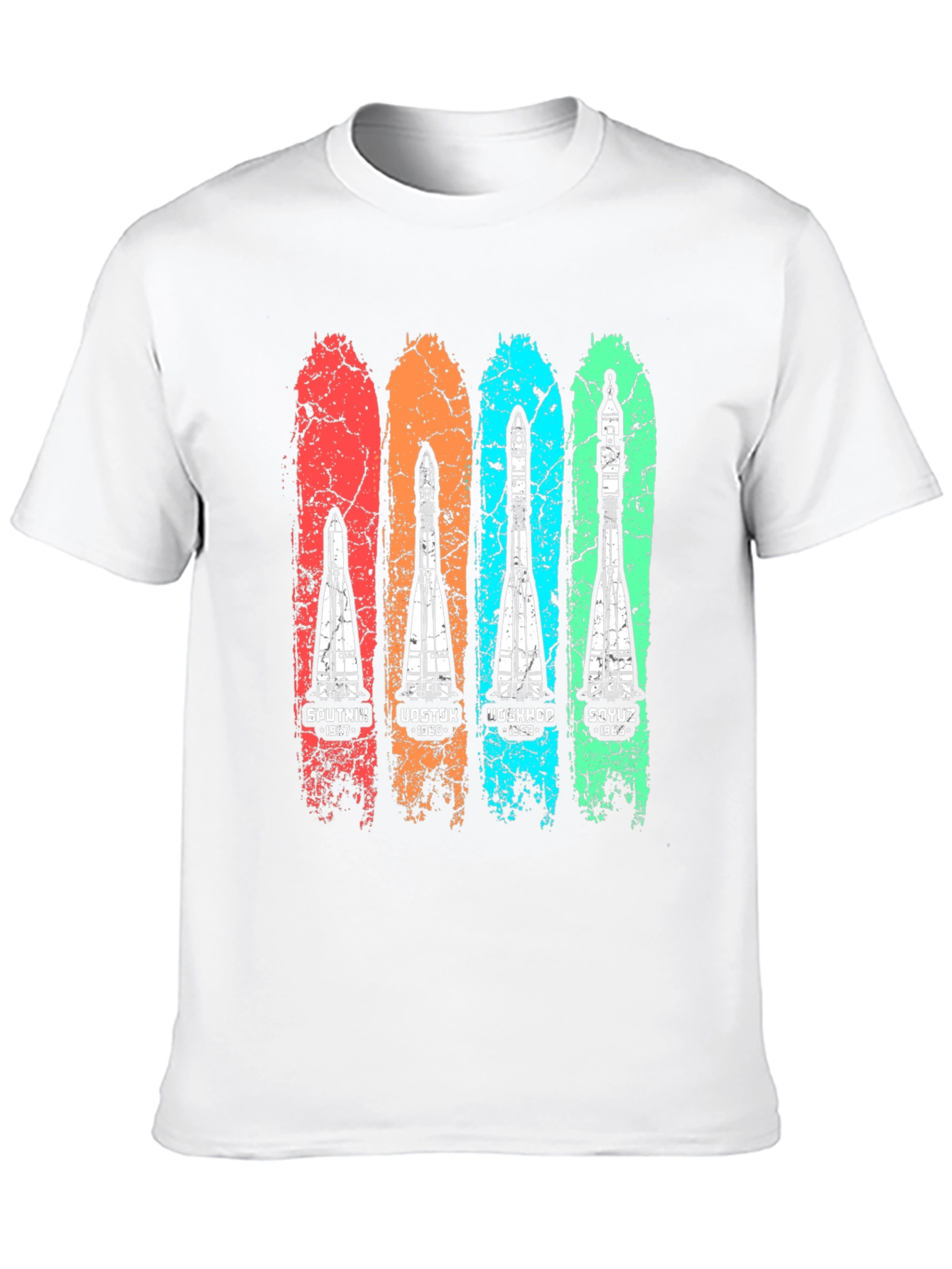 Retro Rocket History T-Shirt