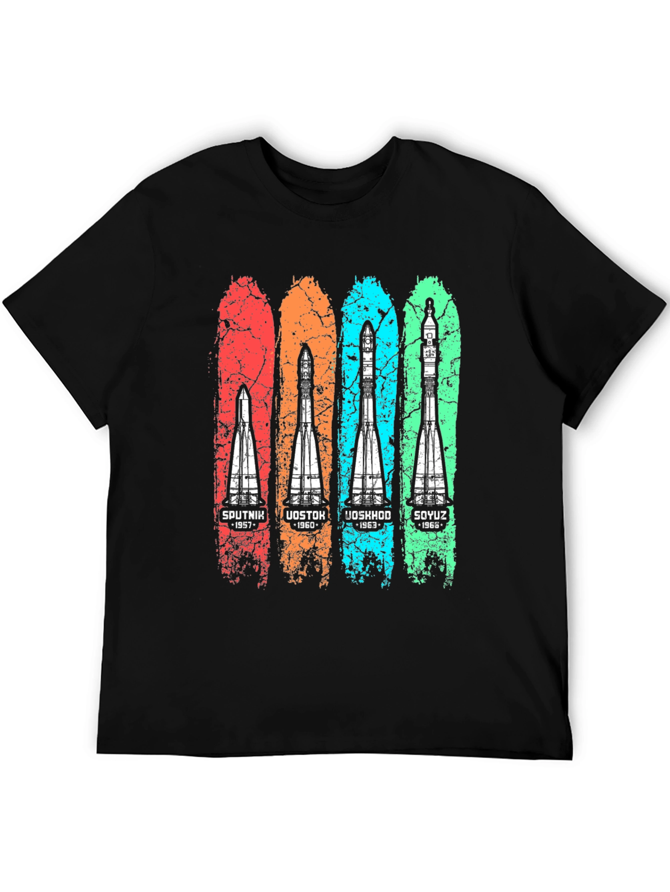 Retro Rocket History T-Shirt