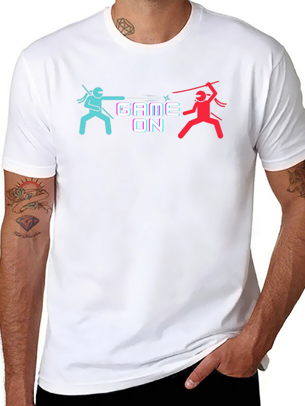 Game On Ninja Graphic Tee