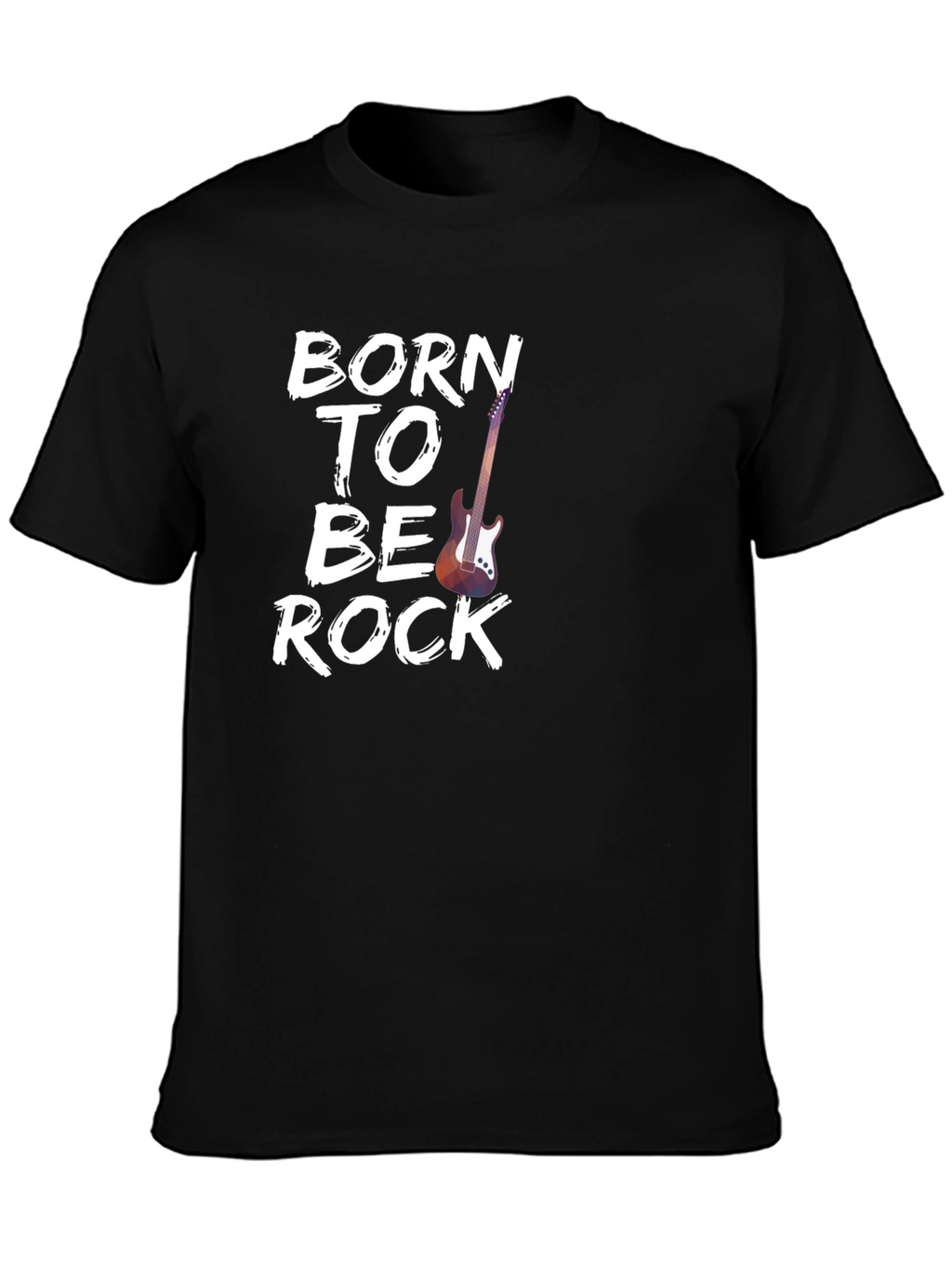 Born To Be Rock Graphic Tee - Black