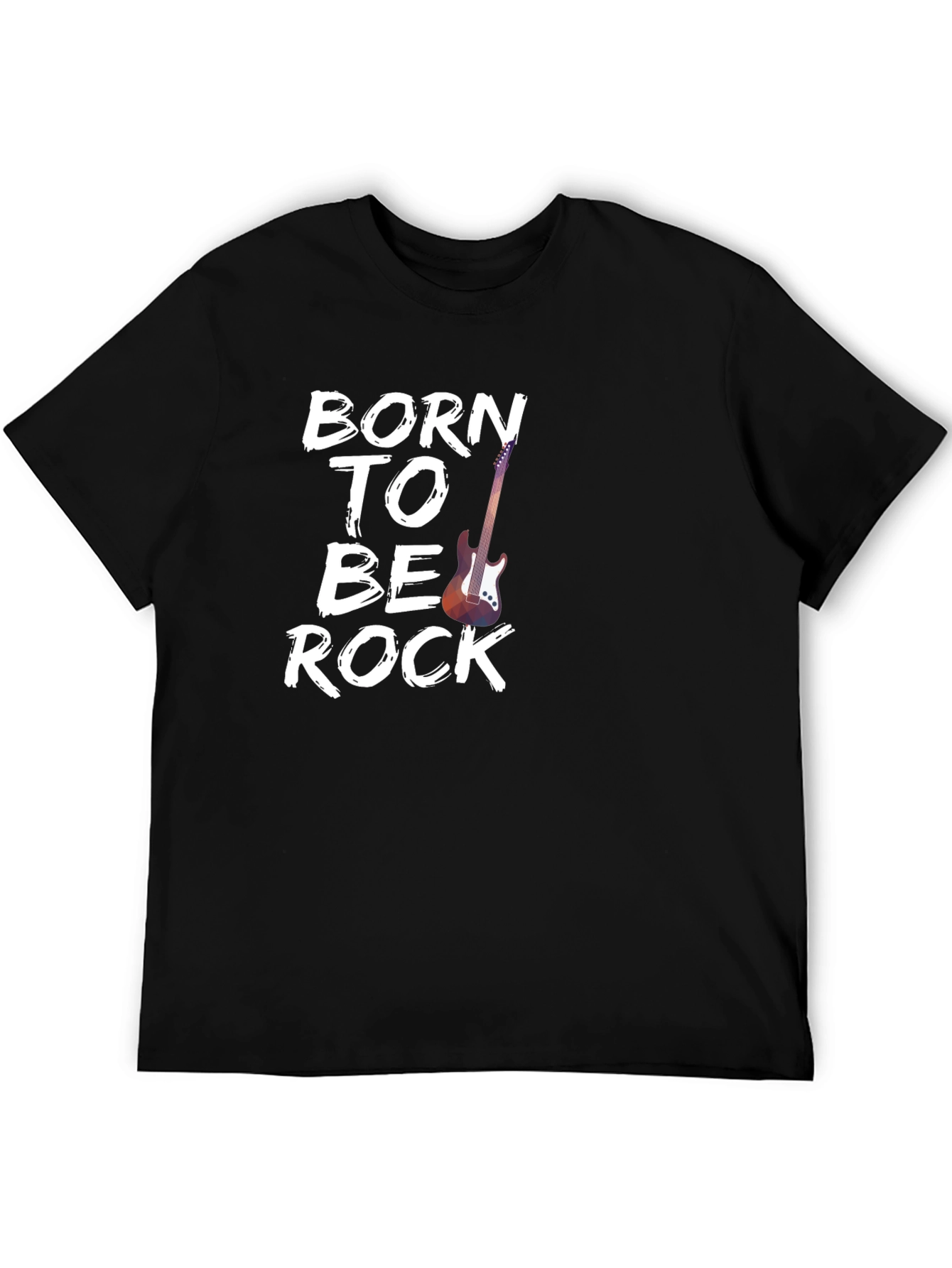 Born To Be Rock Graphic Tee - Black