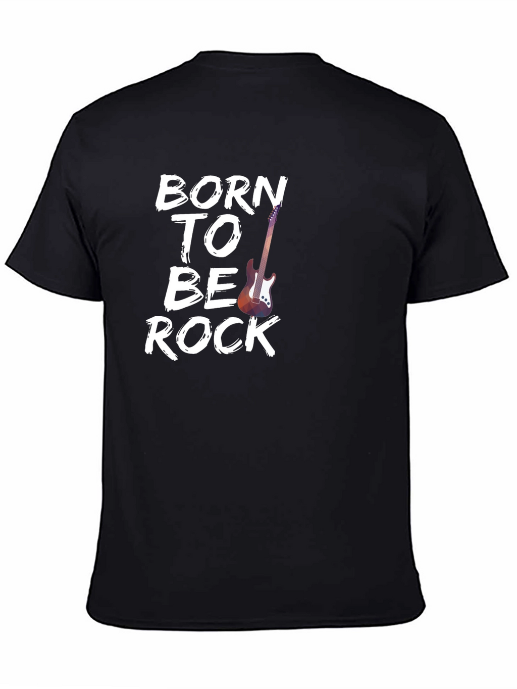 Born To Be Rock Graphic Tee - Black