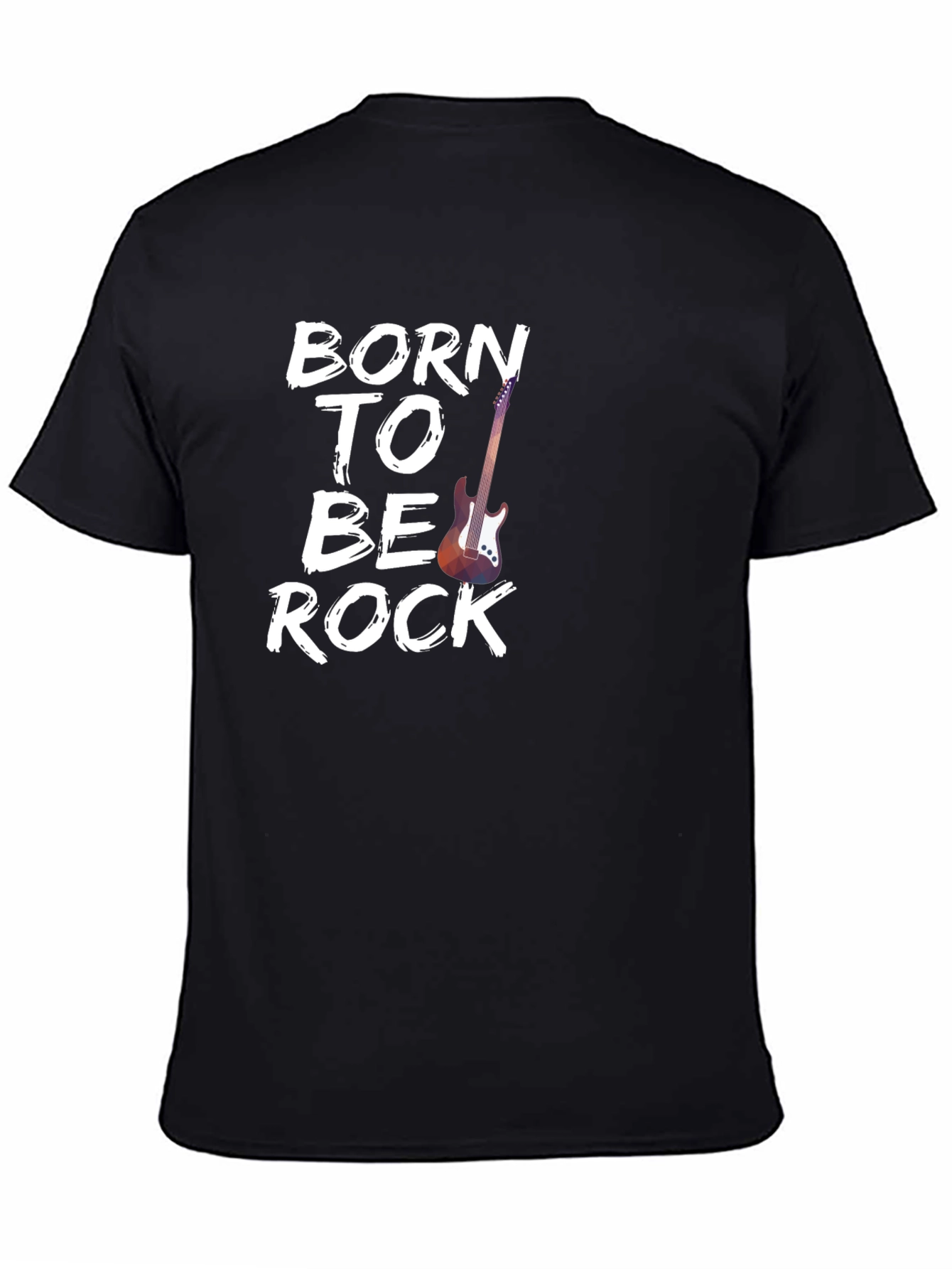 Born To Be Rock Graphic Tee - Black