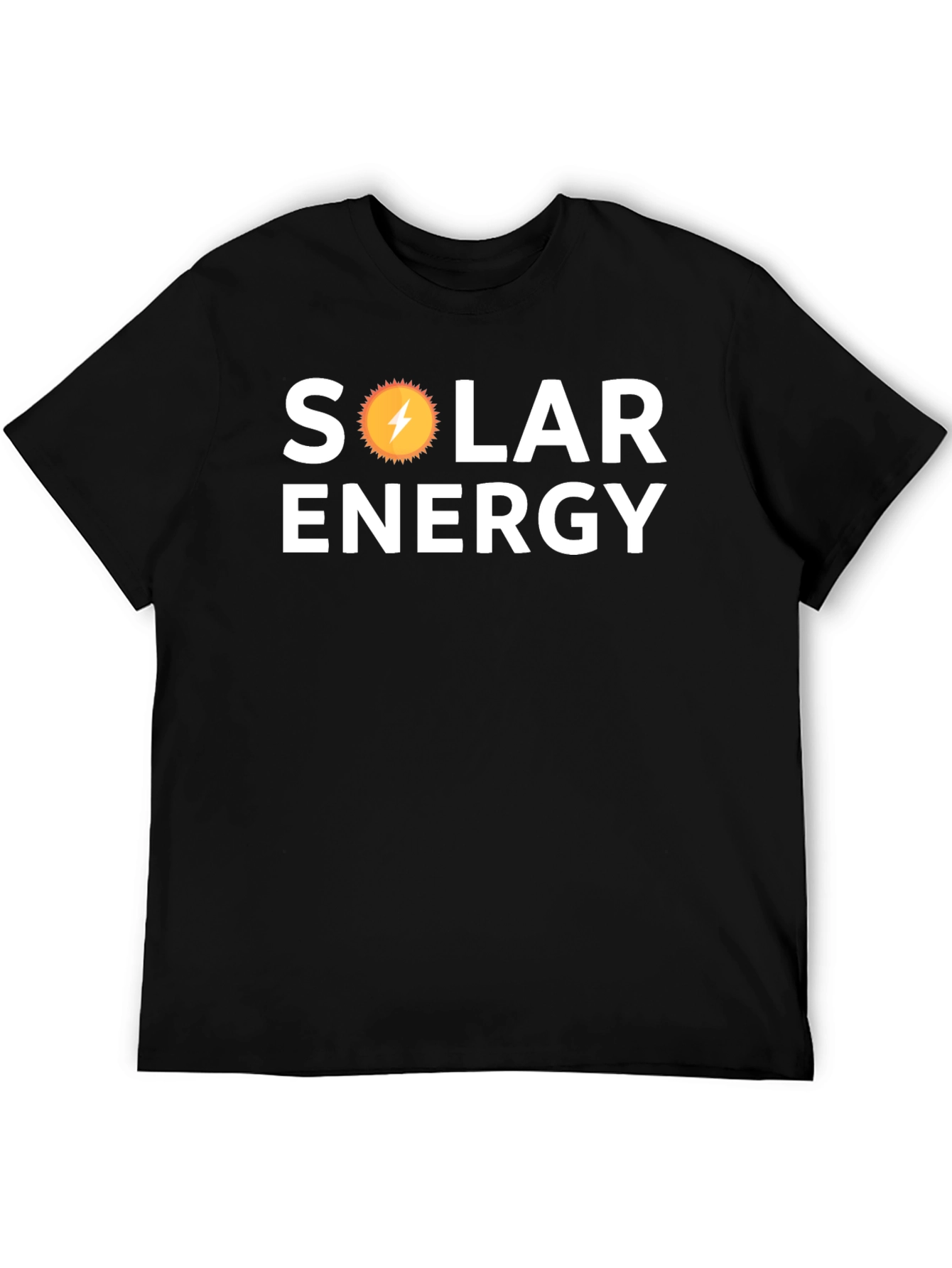 Solar Energy T-Shirt - Black Cotton Graphic Tee