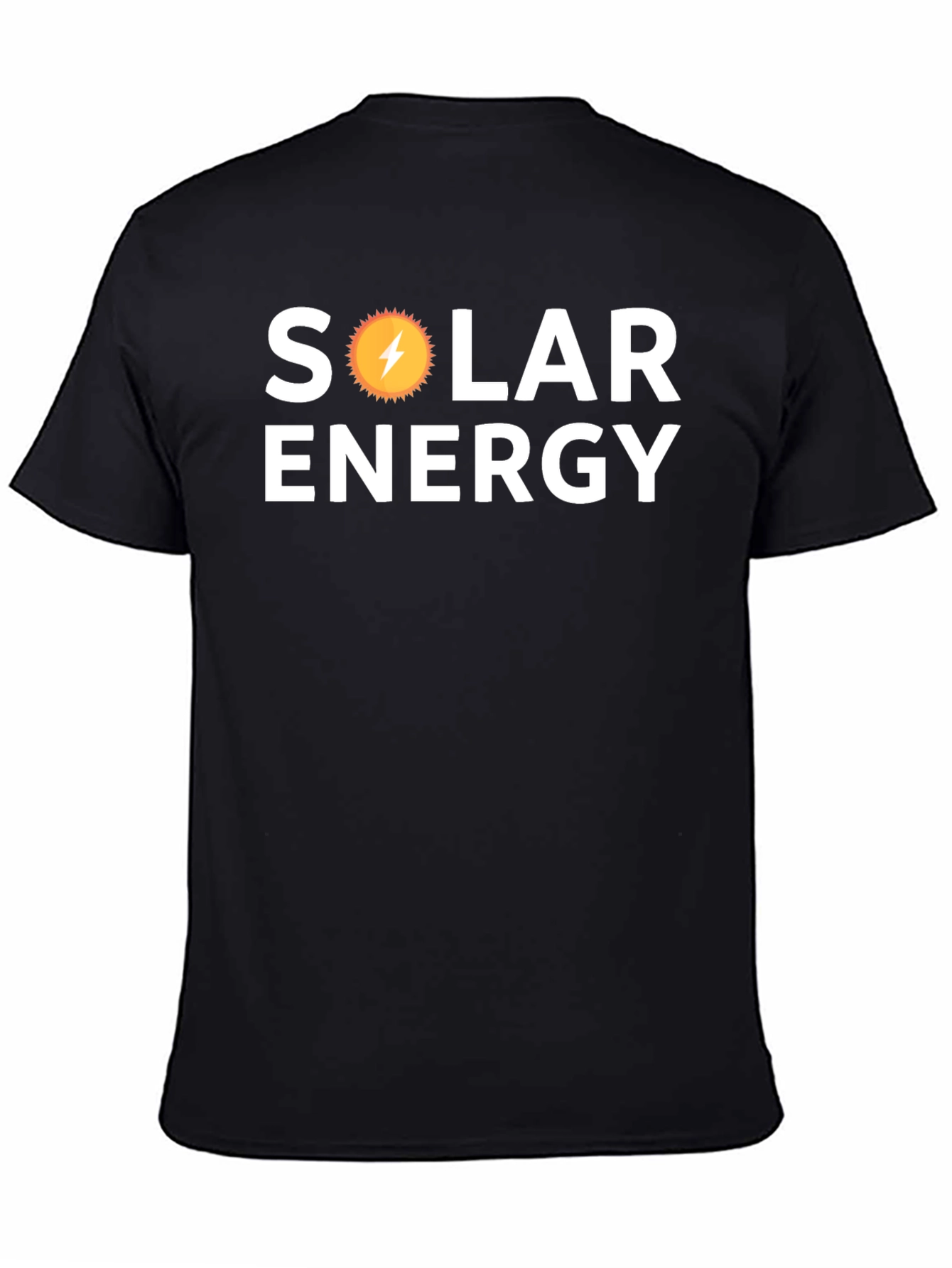 Solar Energy T-Shirt - Black Cotton Graphic Tee