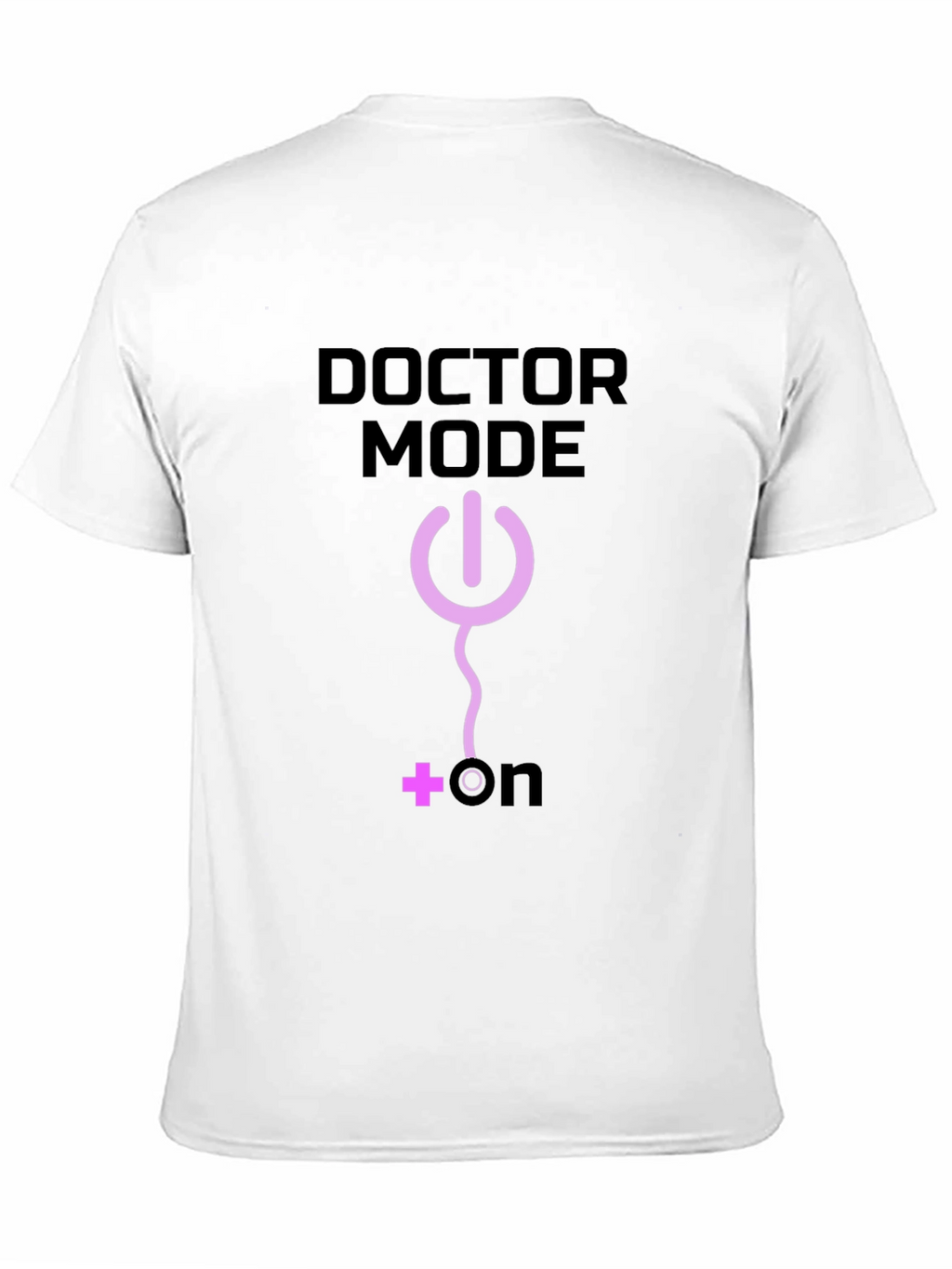 Doctor Mode On Black T-Shirt