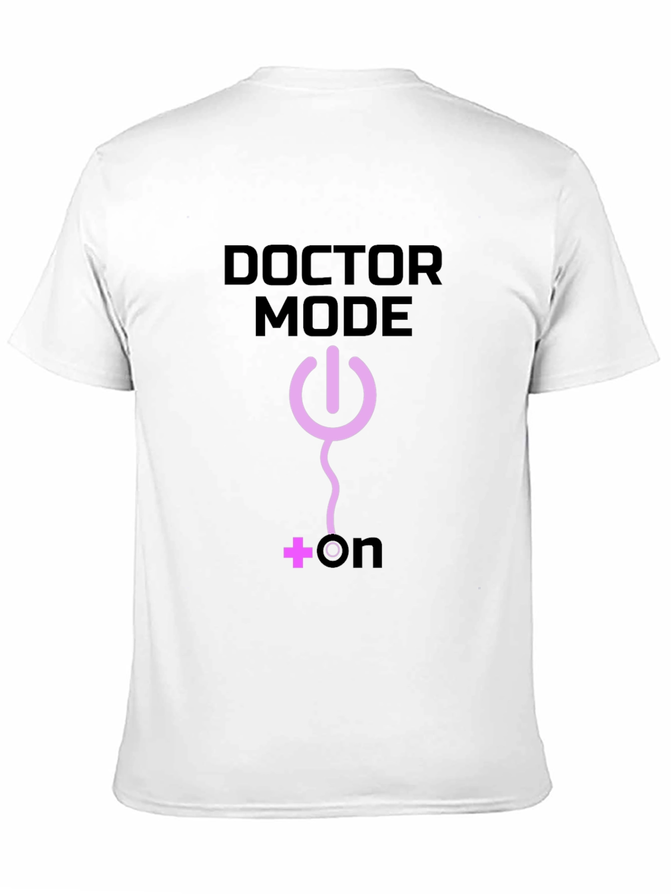 Doctor Mode On Black T-Shirt
