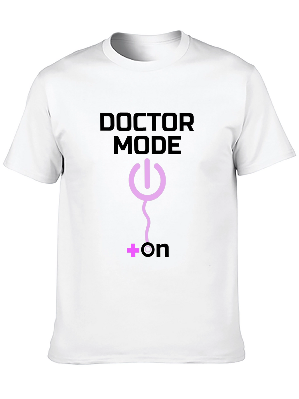 Doctor Mode On Black T-Shirt