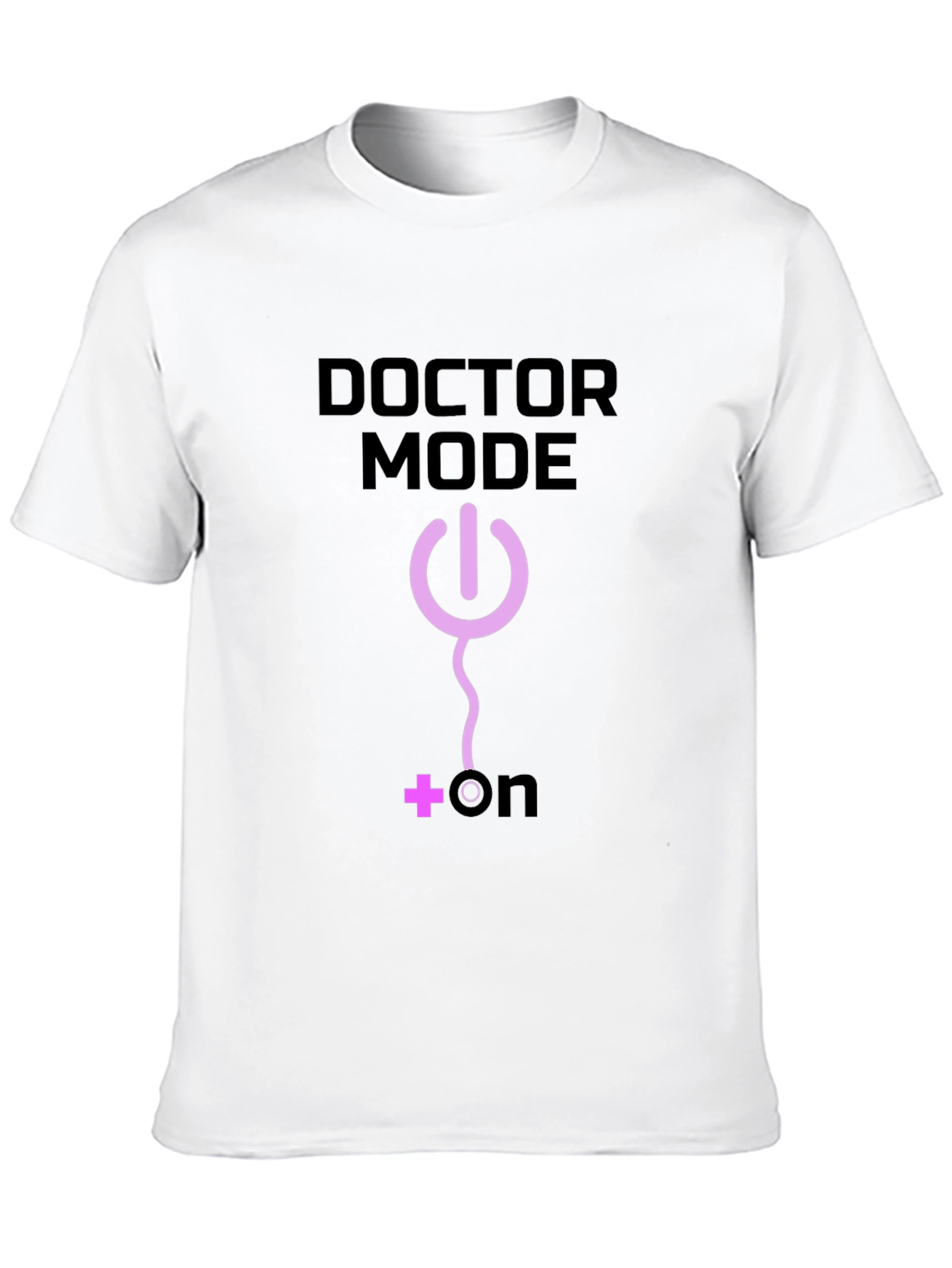 Doctor Mode On Black T-Shirt