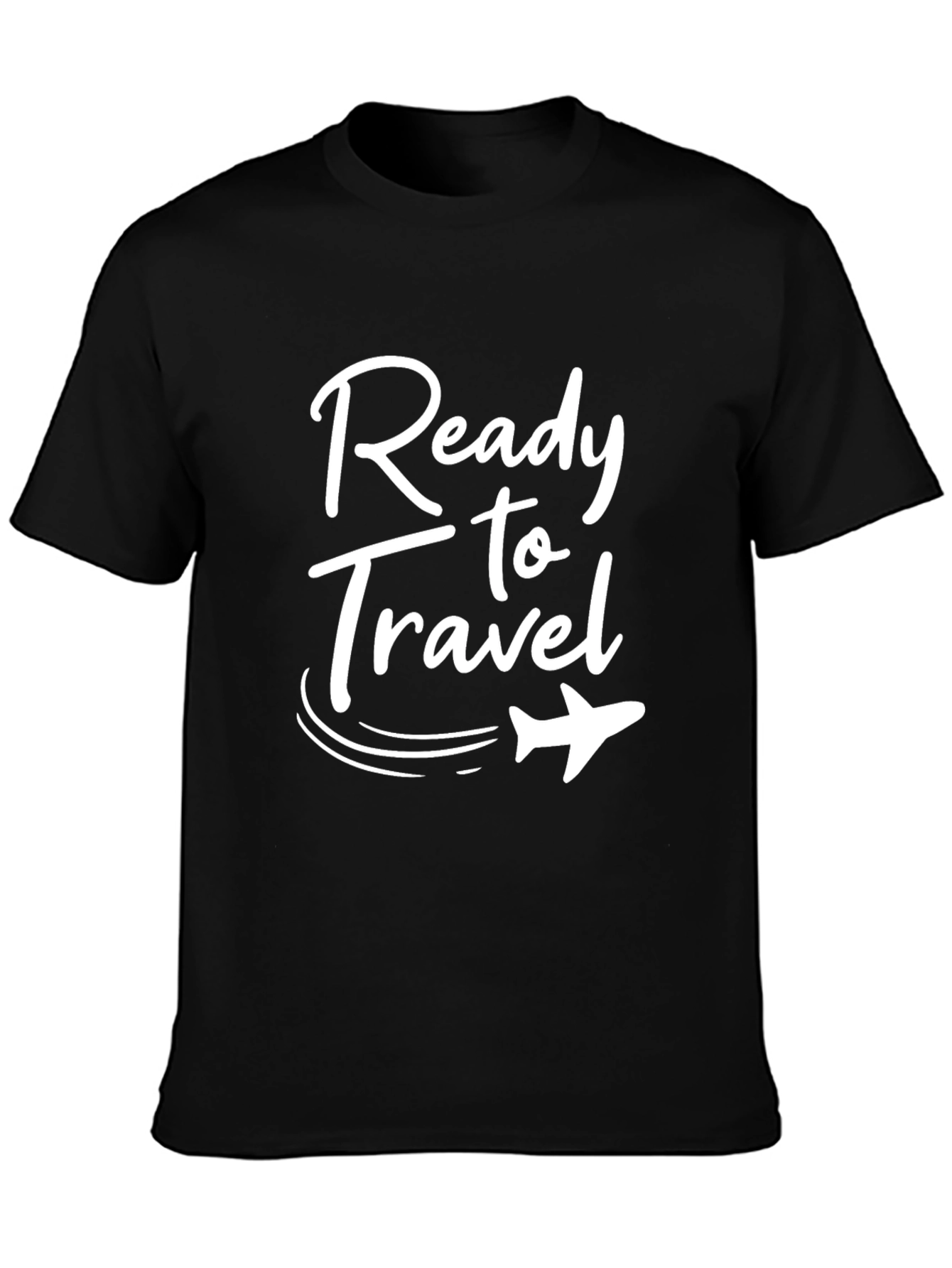 Ready to Travel Graphic Tee - Black