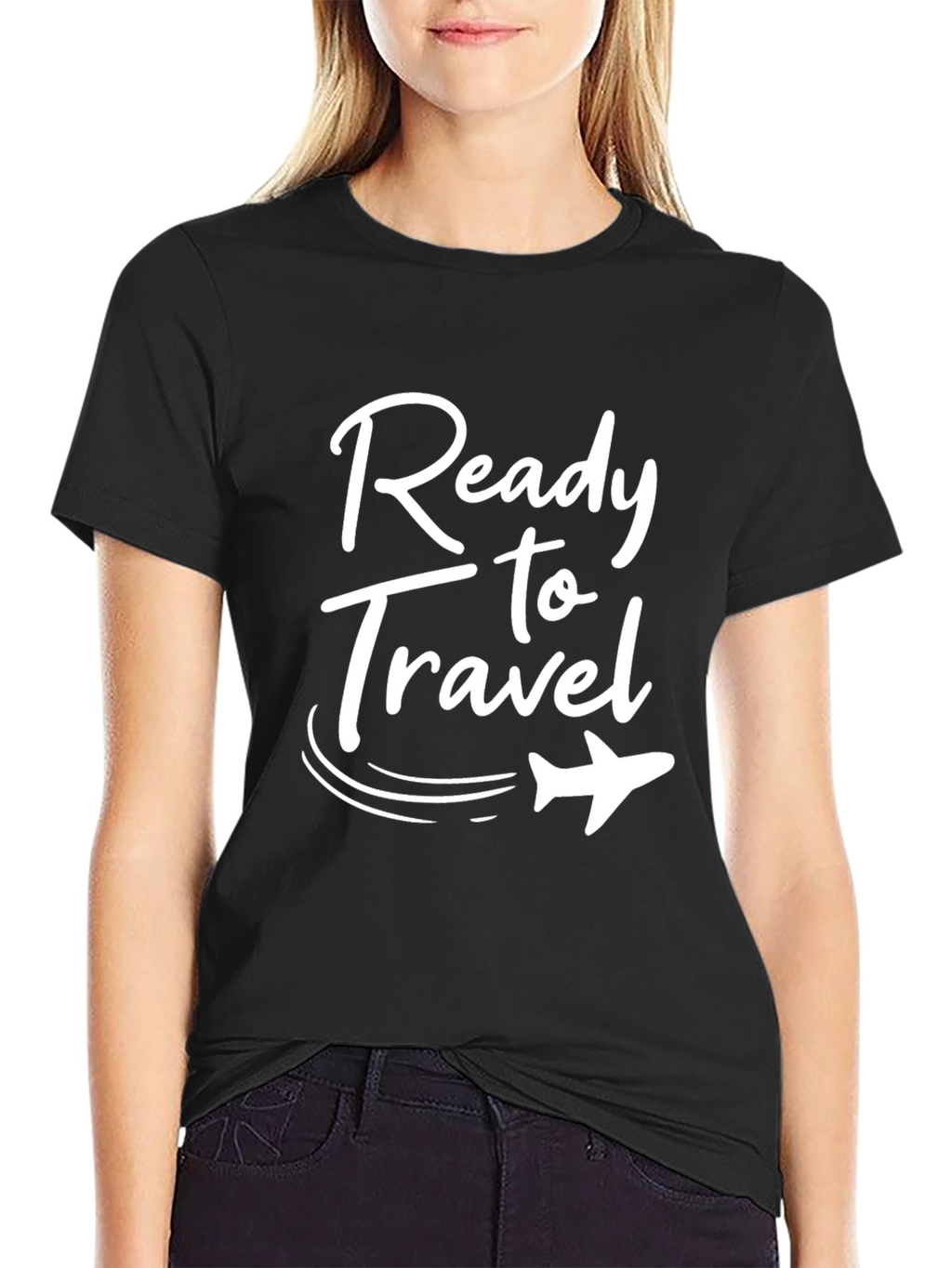 Ready to Travel Graphic Tee - Black