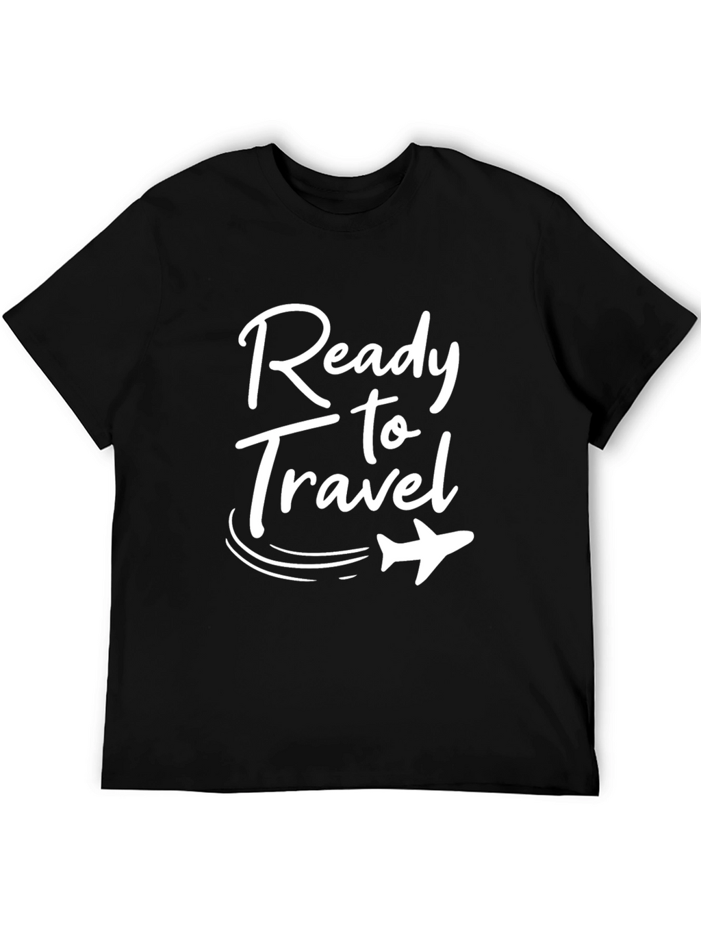 Ready to Travel Graphic Tee - Black