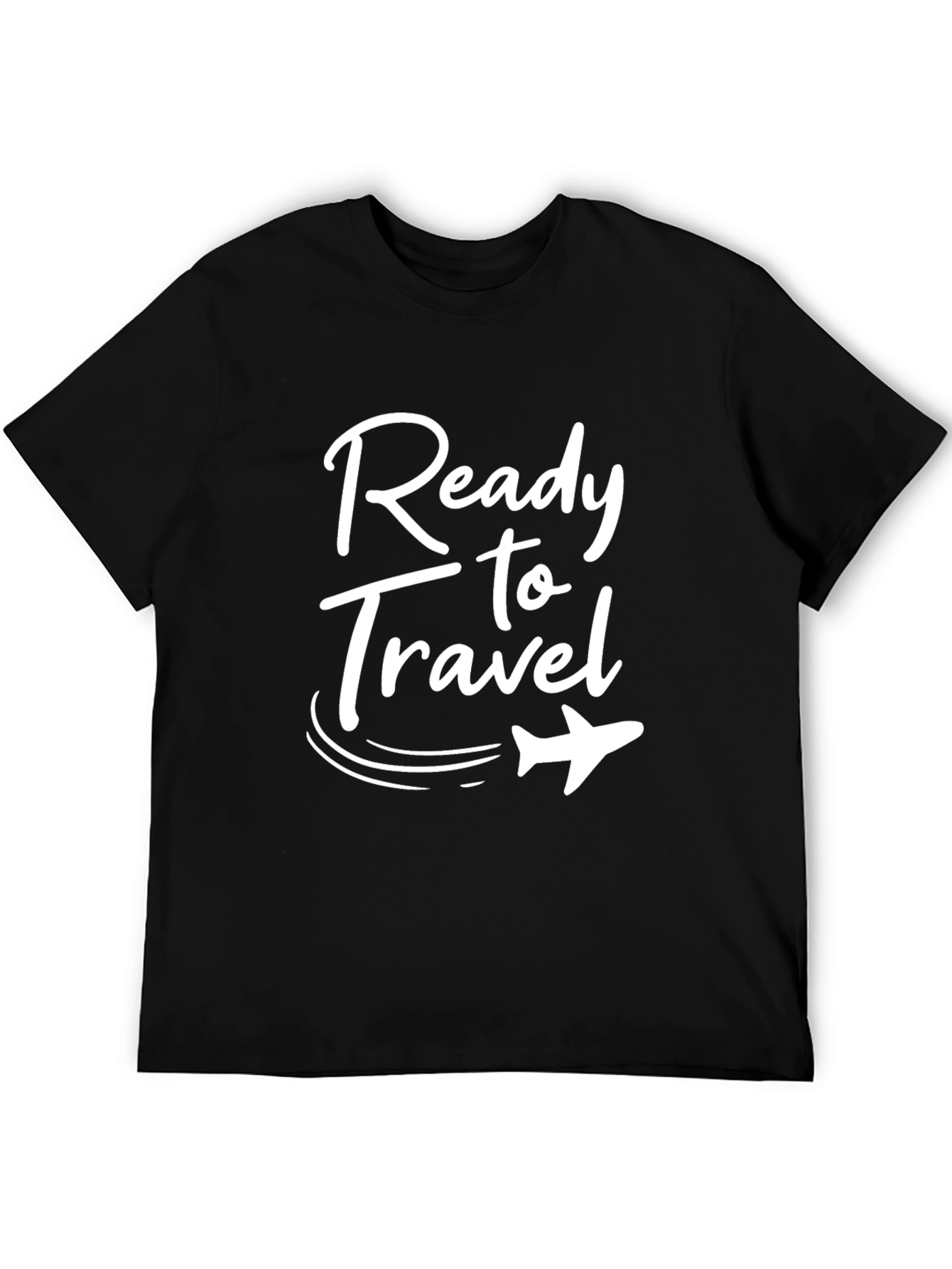 Ready to Travel Graphic Tee - Black