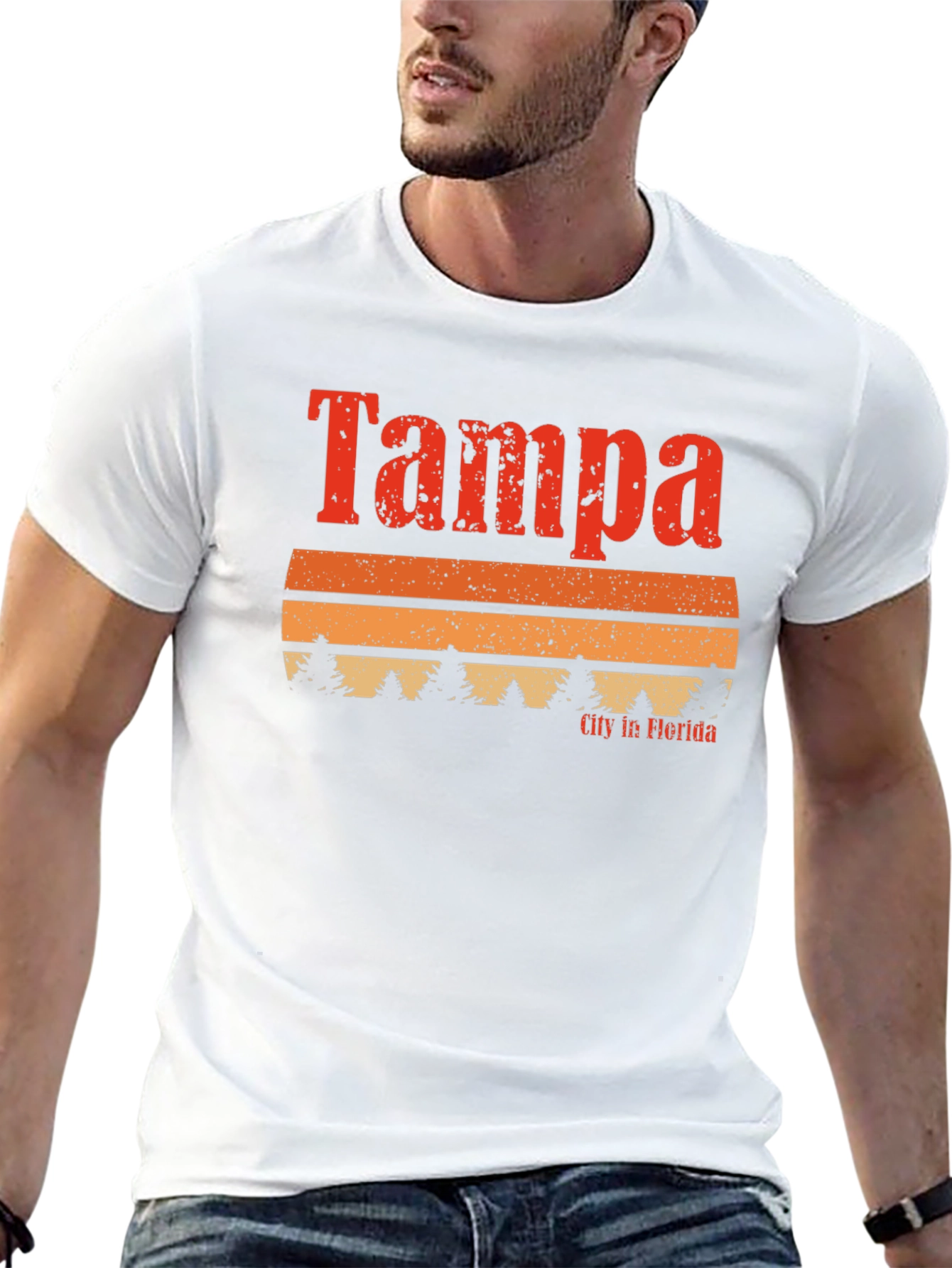 Tampa Florida Retro Graphic T-Shirt