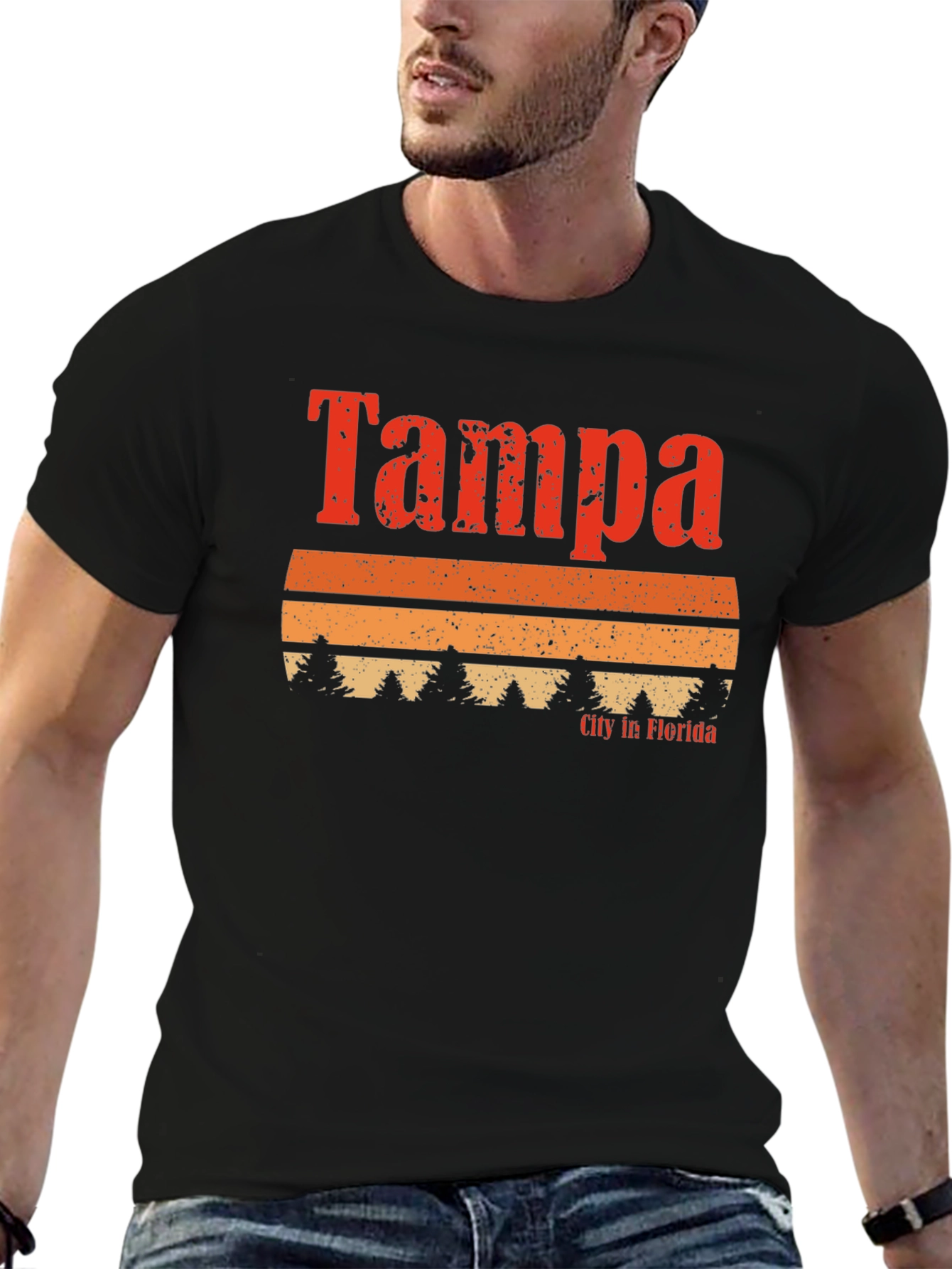 Tampa Florida Retro Graphic T-Shirt