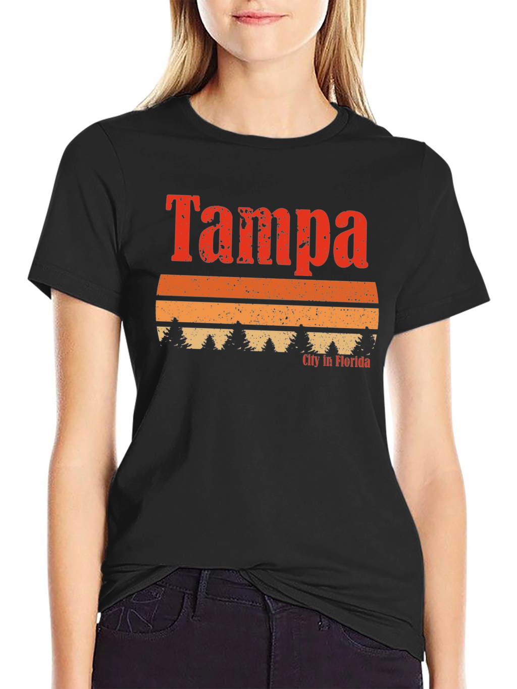 Tampa Florida Retro Graphic T-Shirt