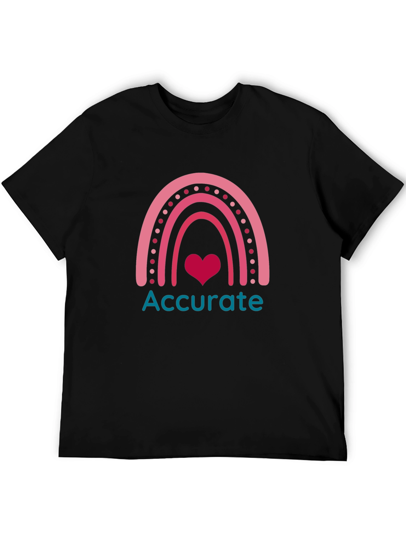 Accurate Rainbow Heart T-Shirt