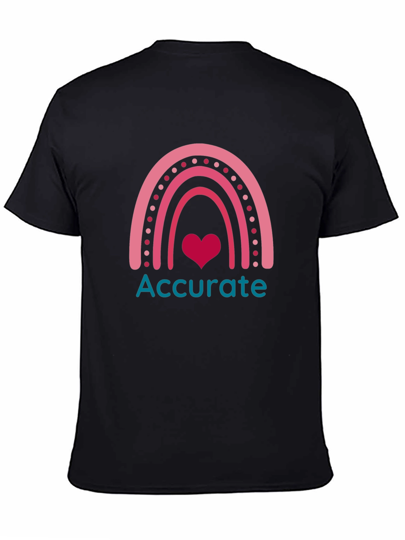 Accurate Rainbow Heart T-Shirt