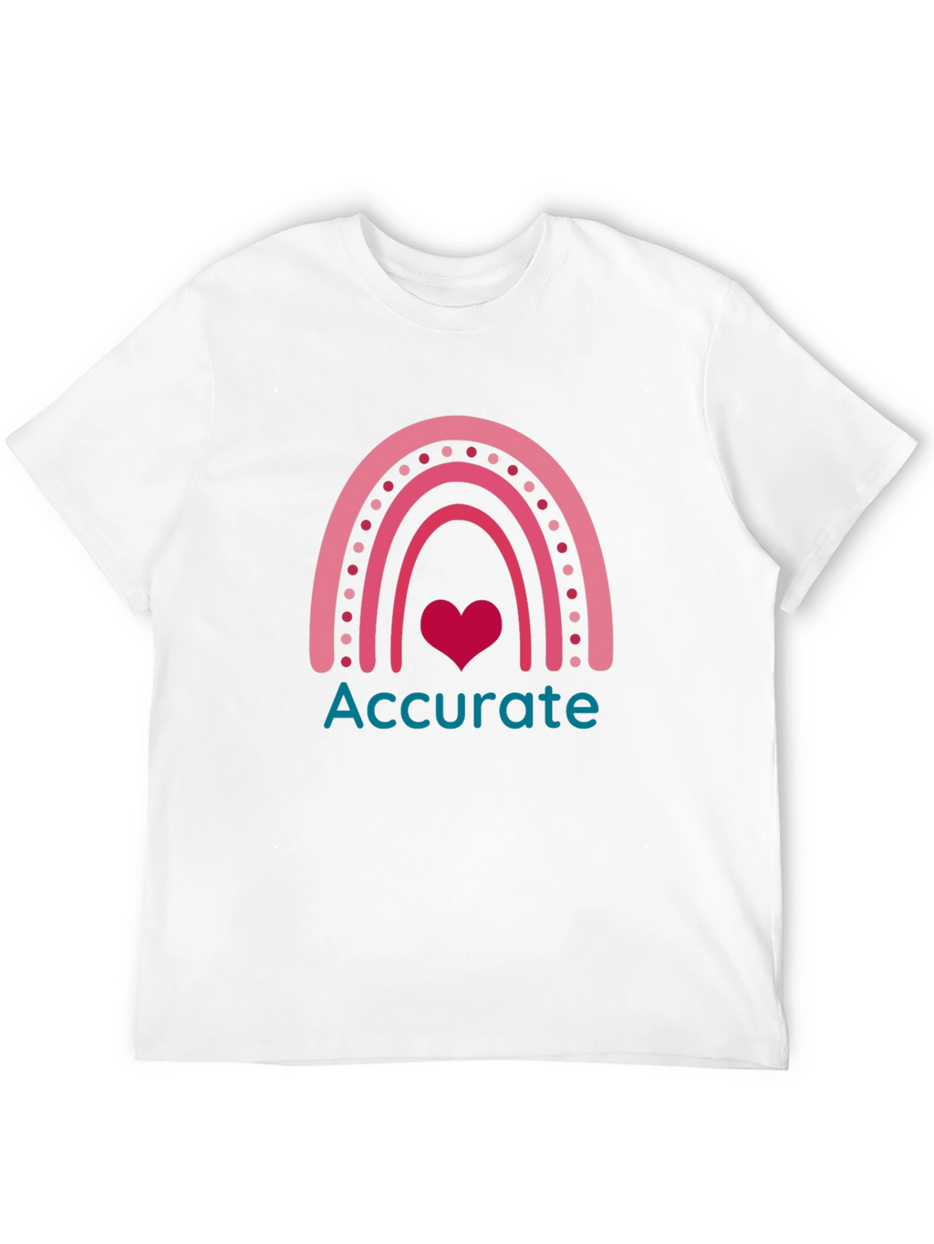 Accurate Rainbow Heart T-Shirt