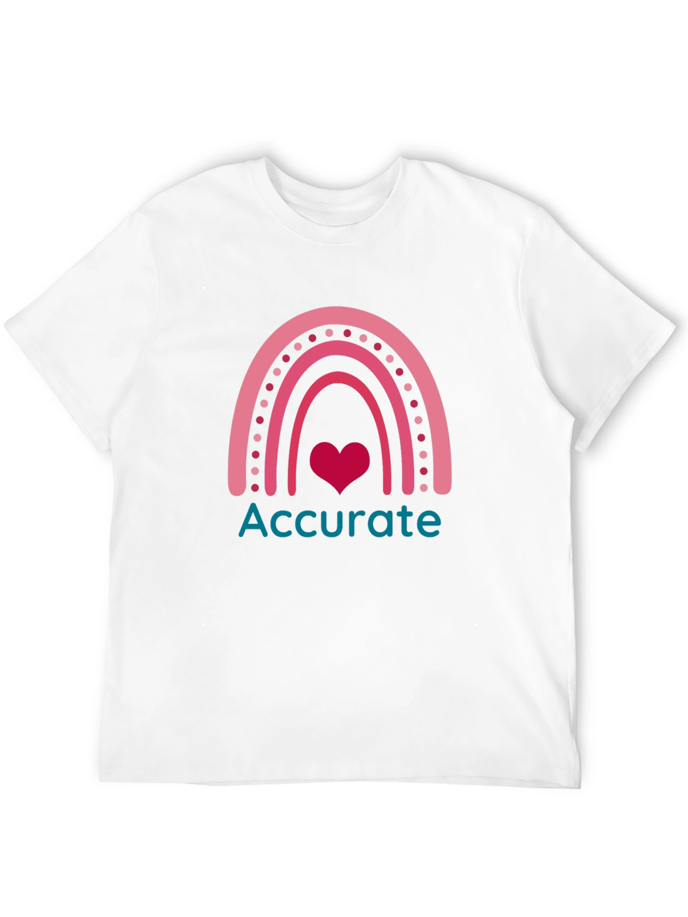 Accurate Rainbow Heart T-Shirt