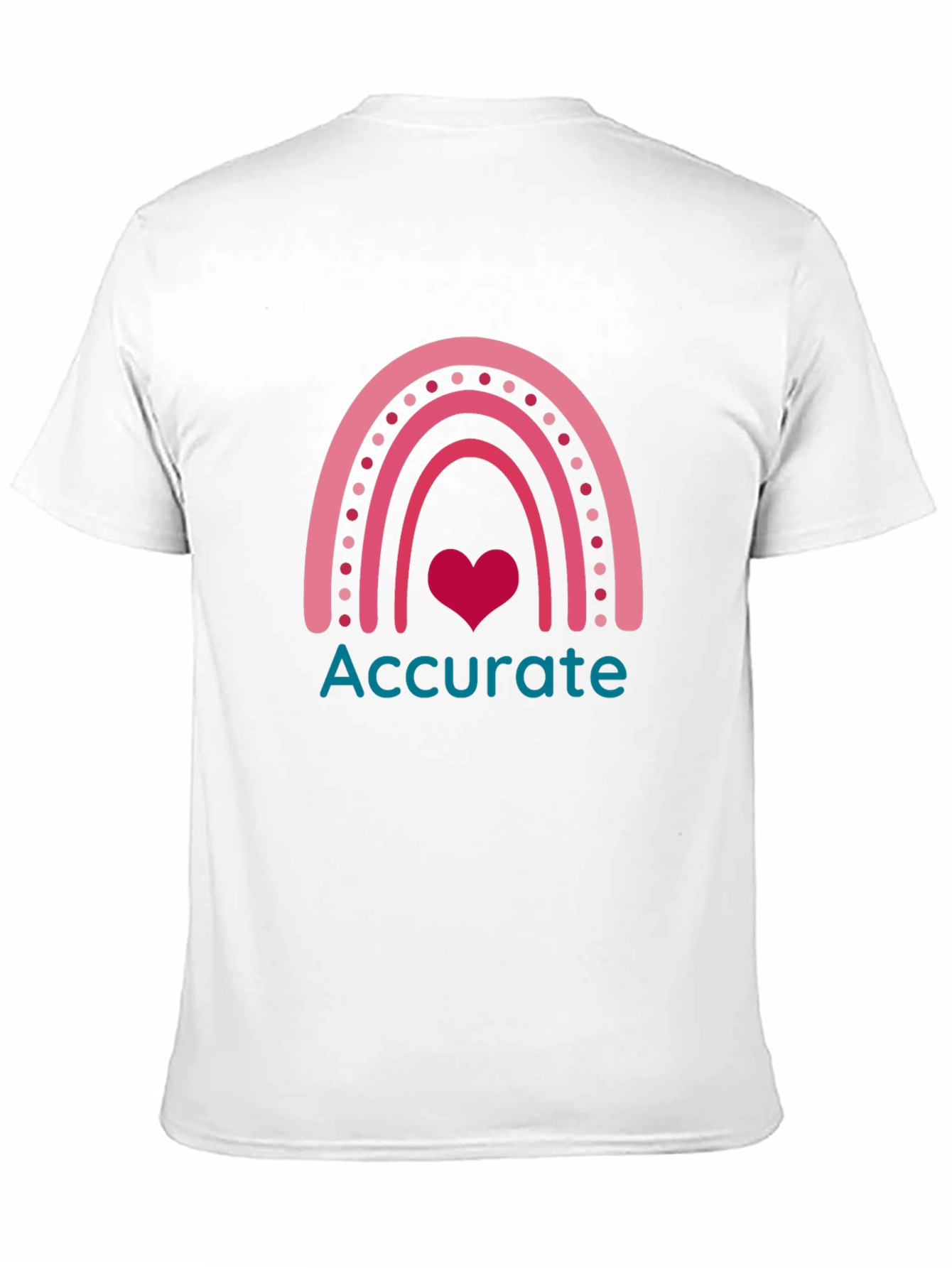 Accurate Rainbow Heart T-Shirt