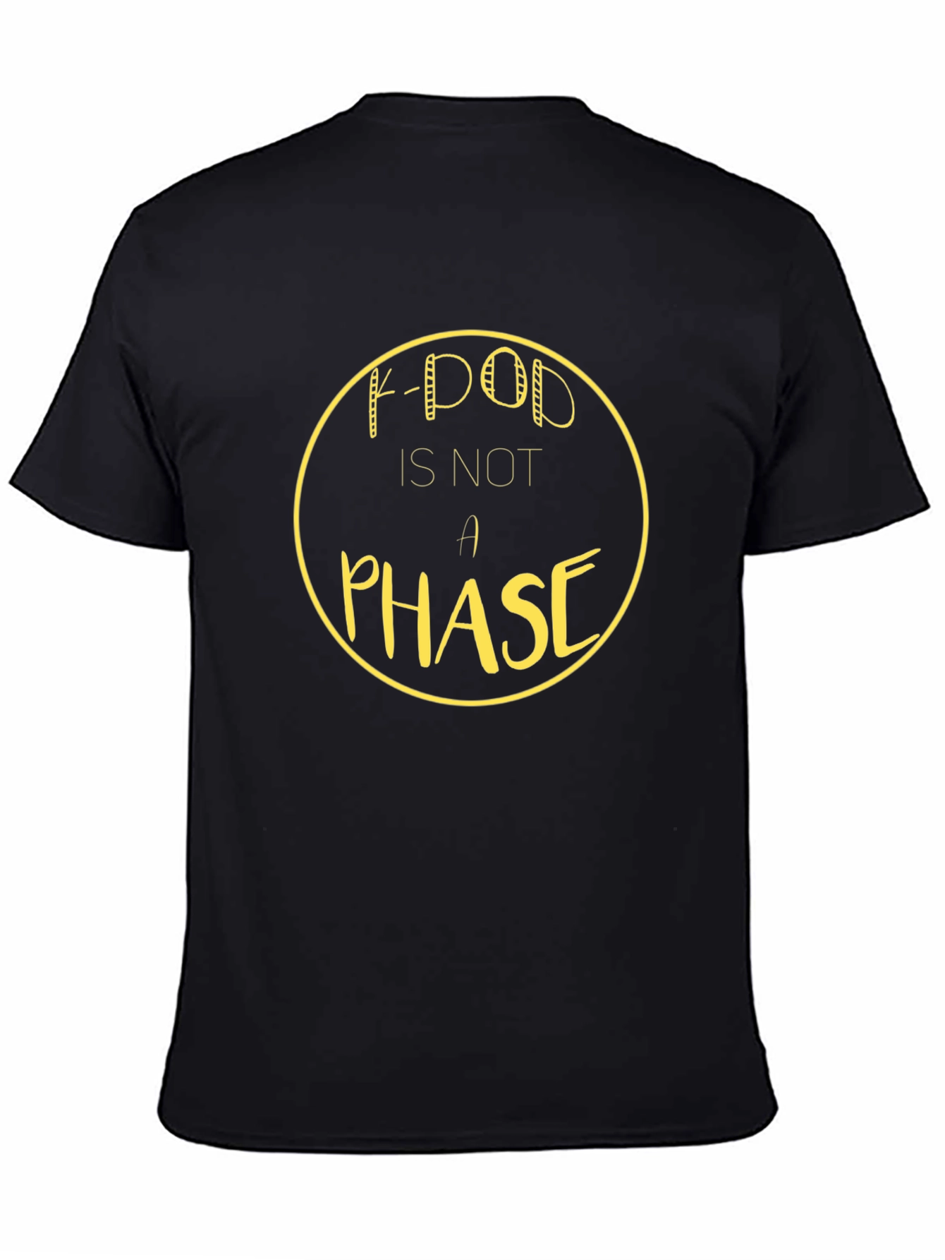 K-Pop is Not a Phase Black T-Shirt