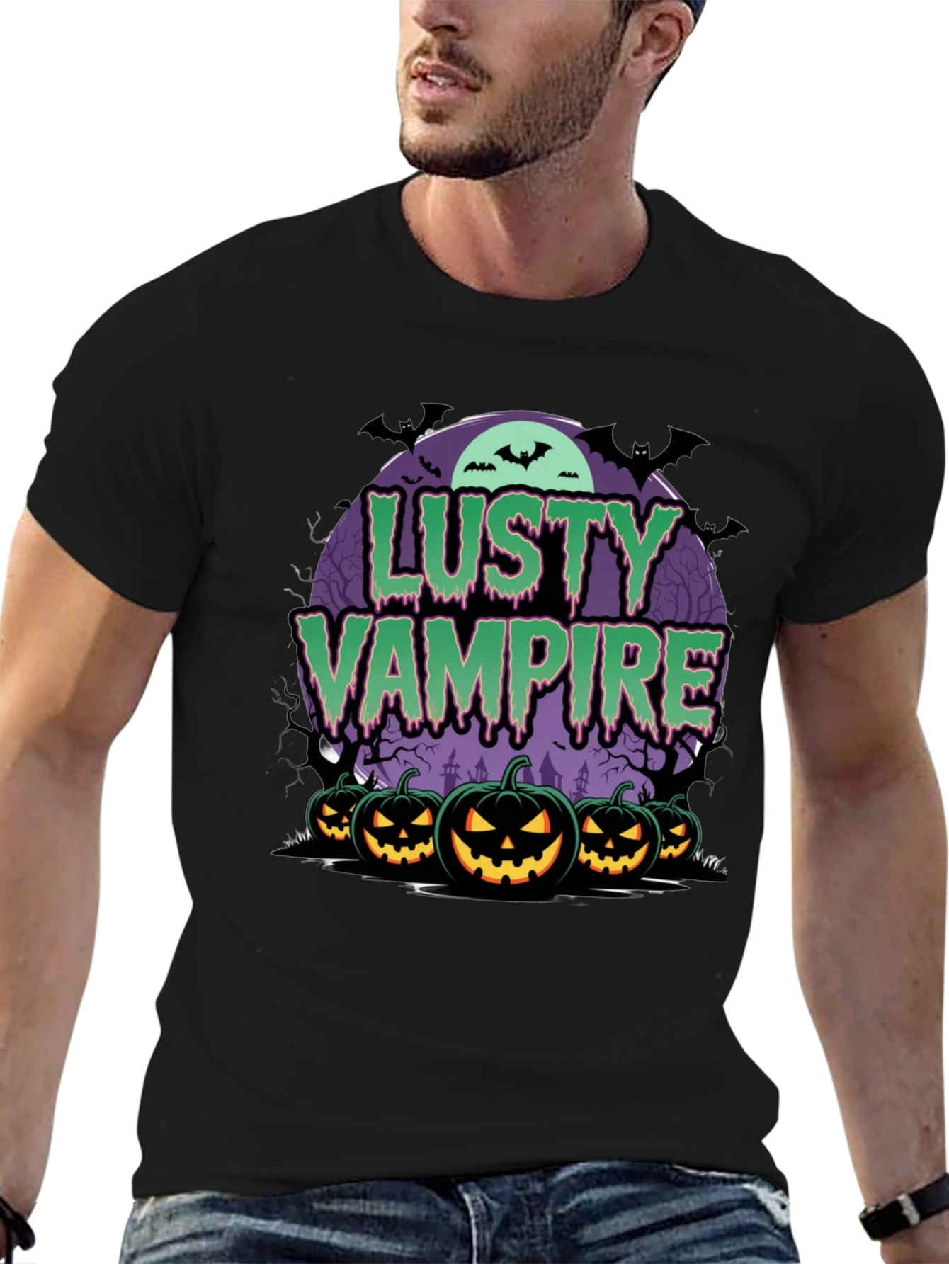 Lusty Vampire Halloween T-Shirt