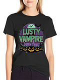Lusty Vampire Halloween T-Shirt