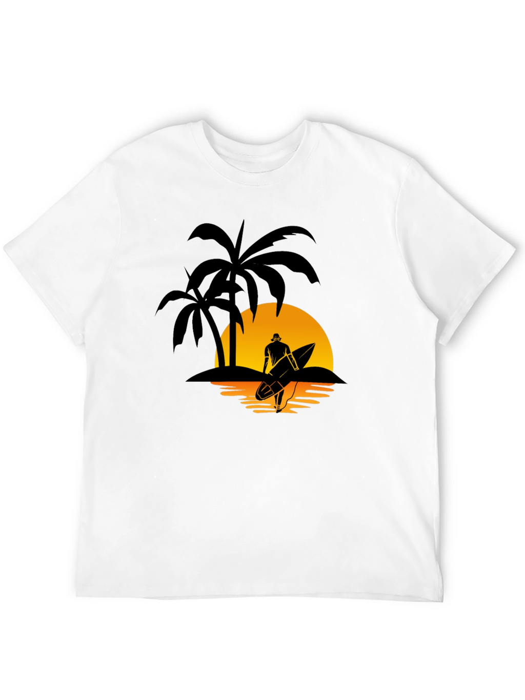 Sunset Beach Surfer T-Shirt