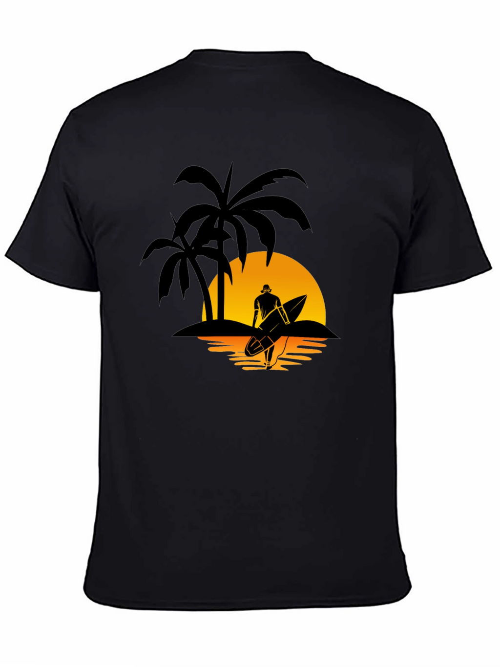 Sunset Beach Surfer T-Shirt