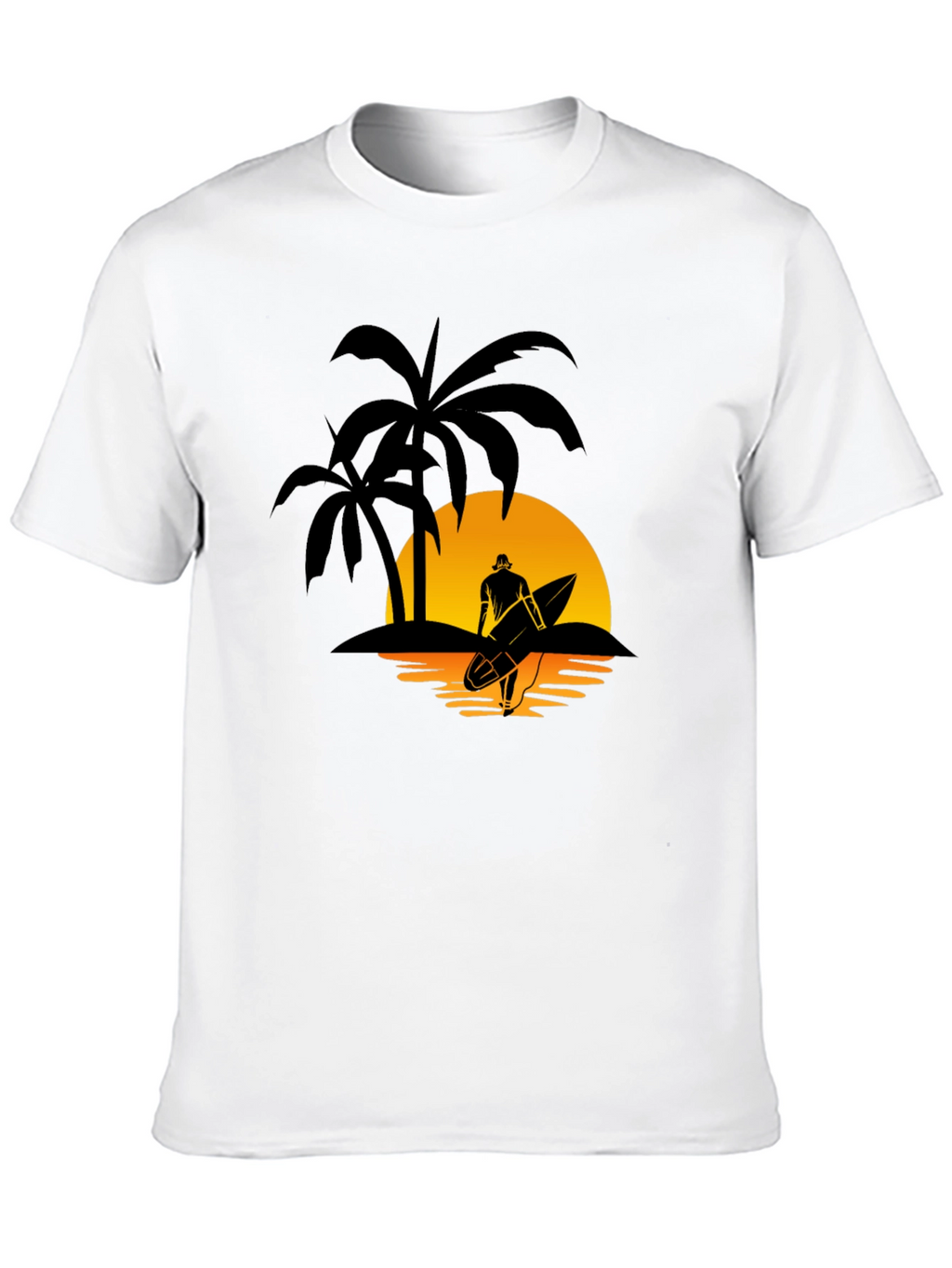 Sunset Beach Surfer T-Shirt