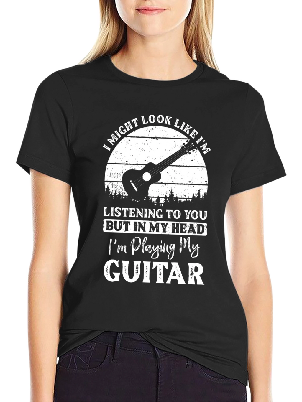 Guitar Player T-Shirt: Im Playing My Guitar