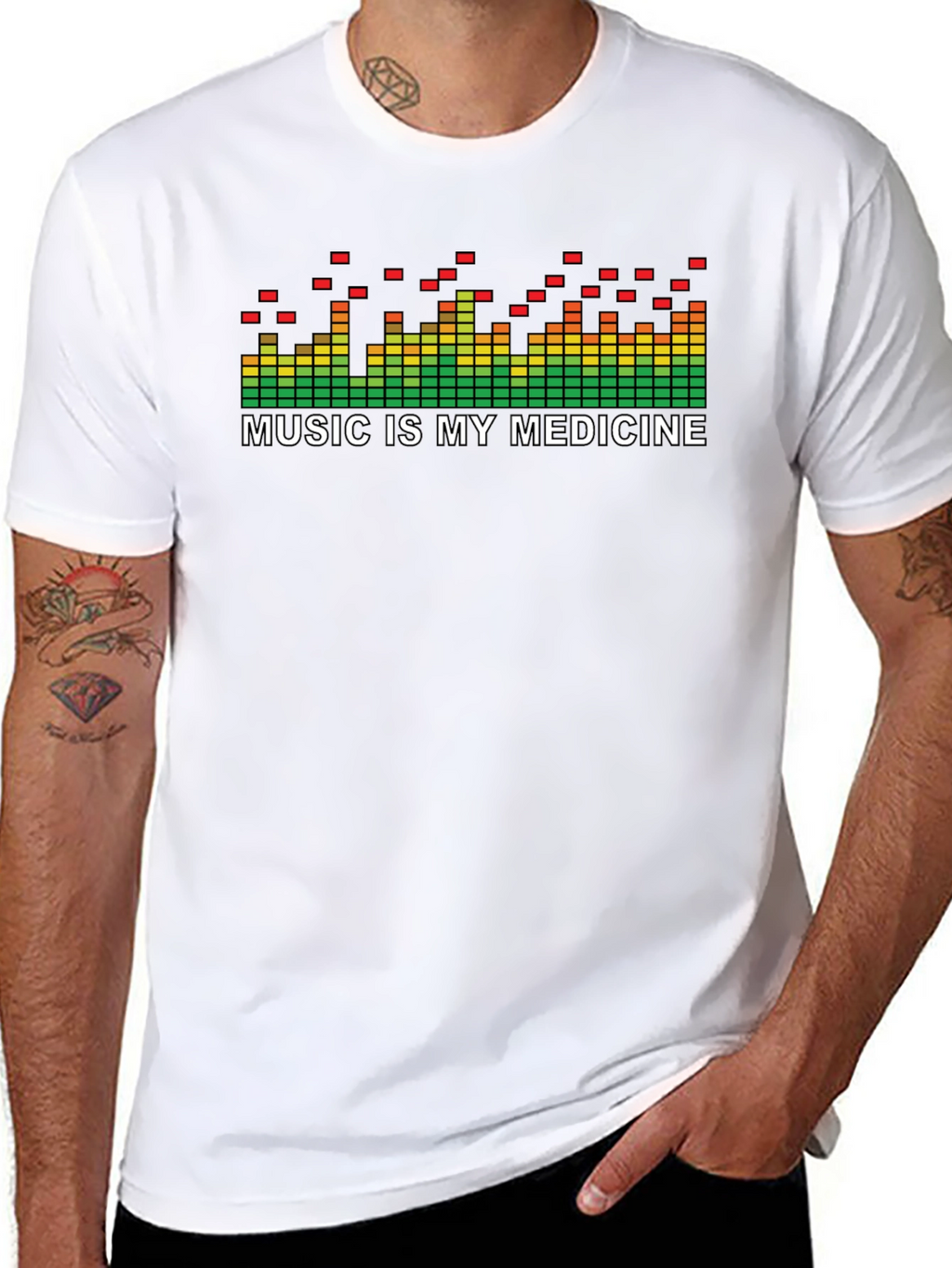 Music is My Medicine T-Shirt - Soundwave Graphic