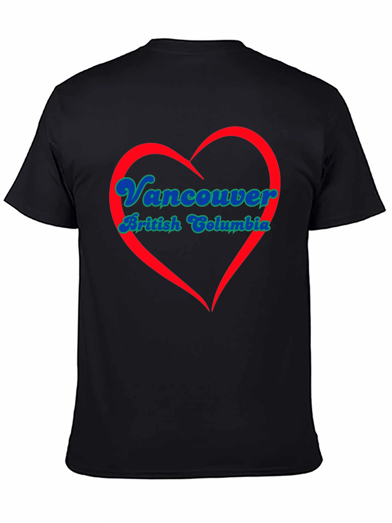 Vancouver British Columbia Heart T-Shirt