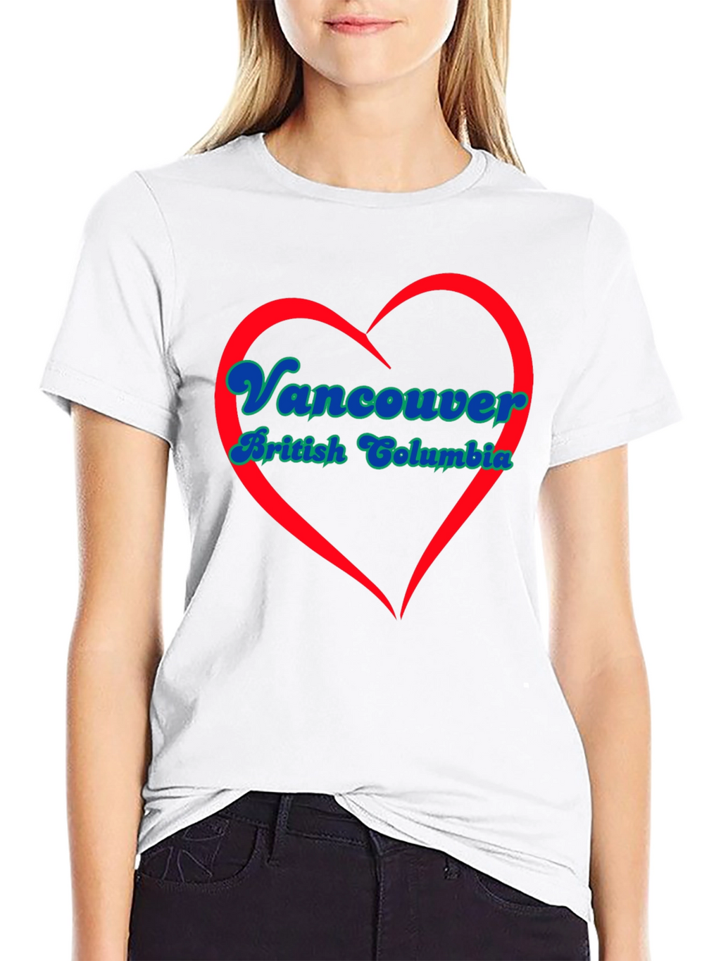 Vancouver British Columbia Heart T-Shirt
