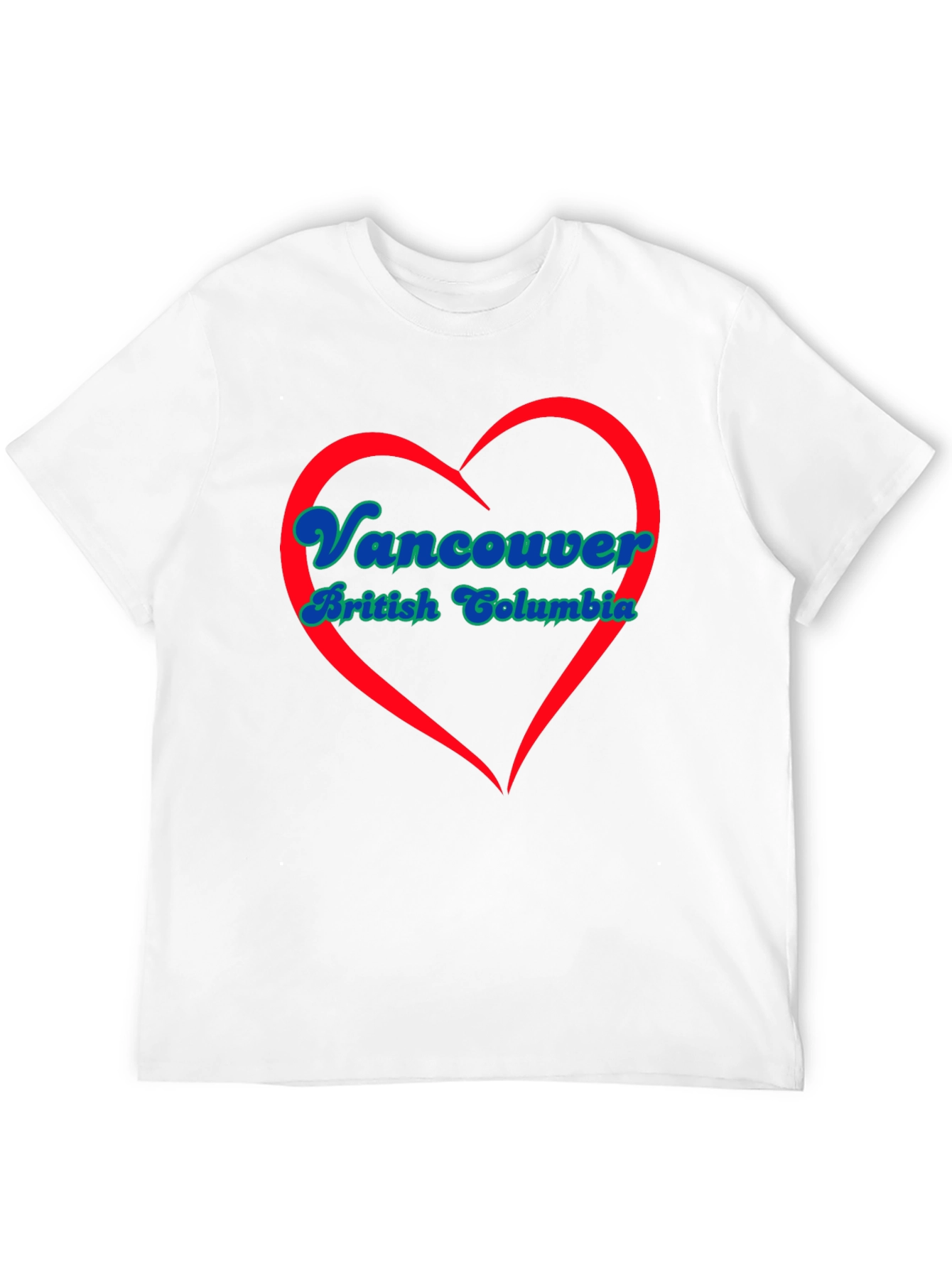 Vancouver British Columbia Heart T-Shirt