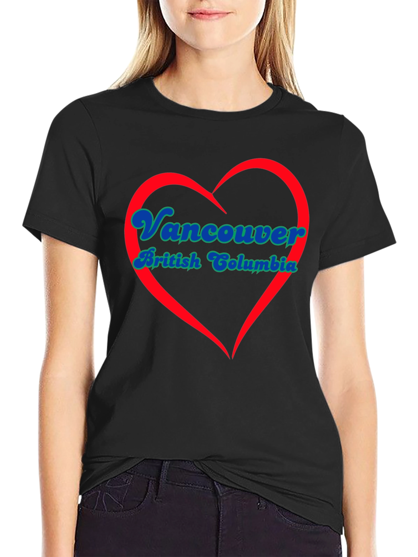 Vancouver British Columbia Heart T-Shirt