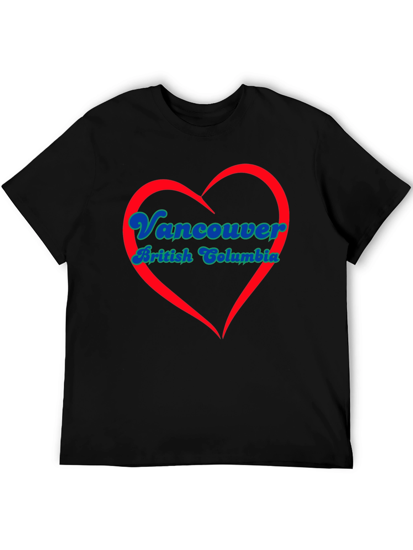 Vancouver British Columbia Heart T-Shirt