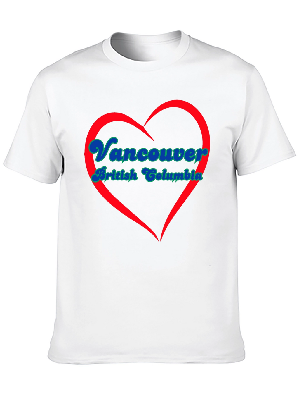 Vancouver British Columbia Heart T-Shirt