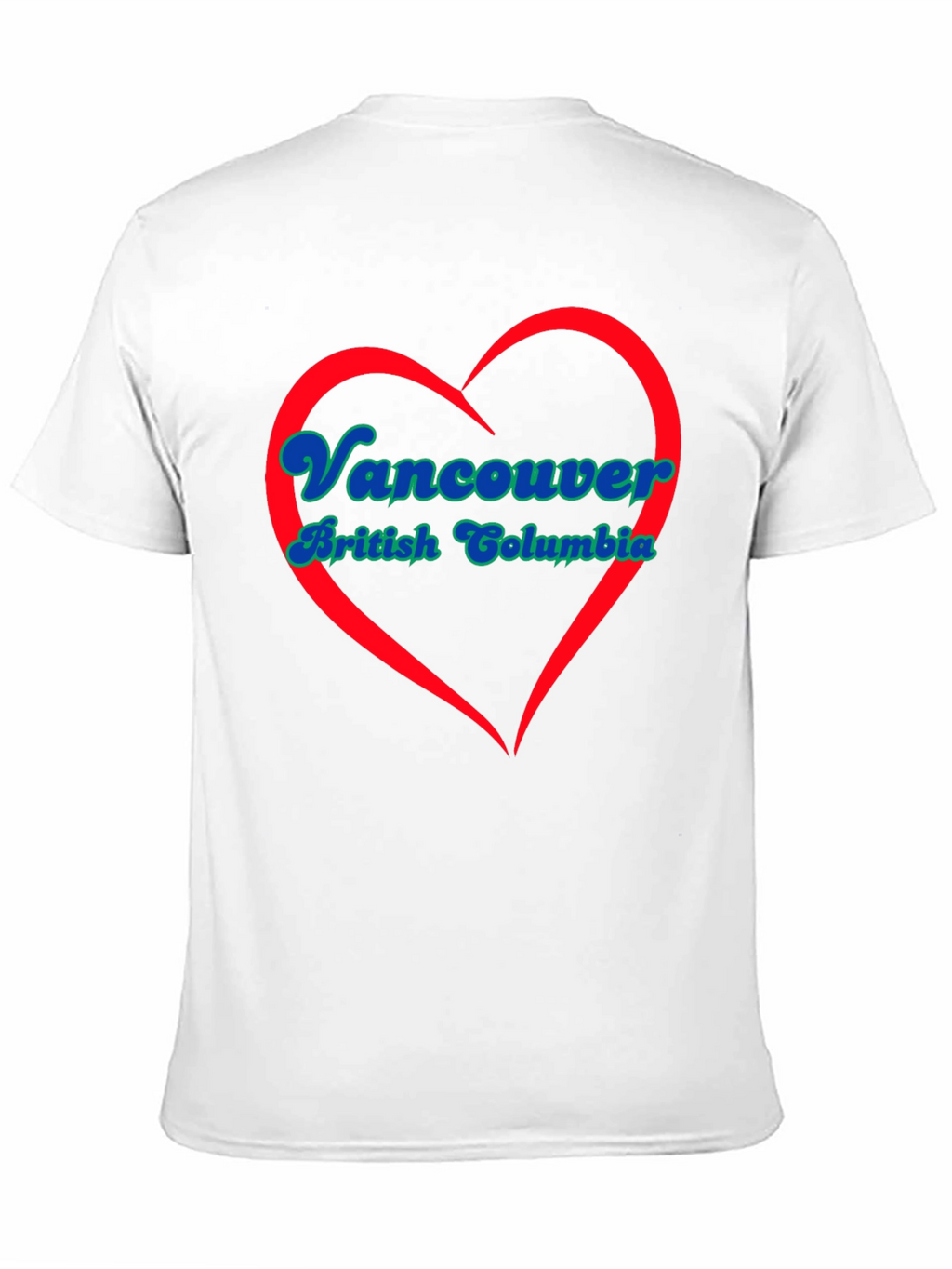 Vancouver British Columbia Heart T-Shirt